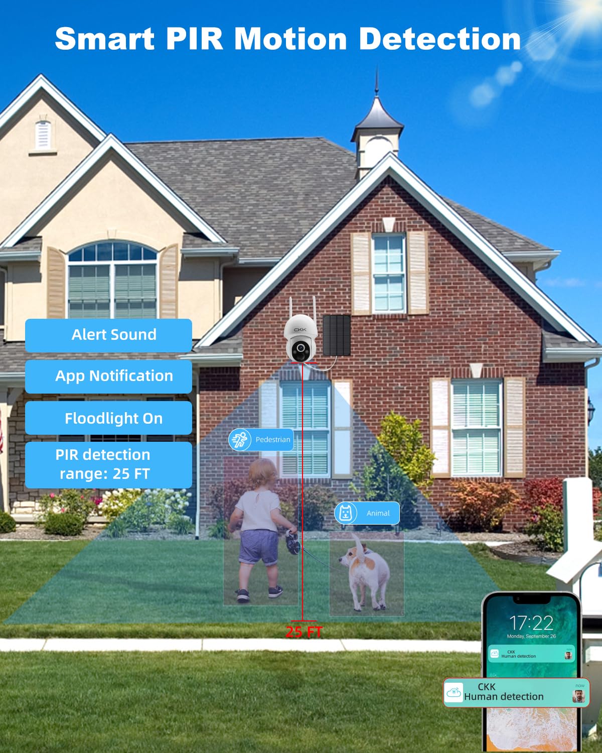 2.5K Family Safety System,Solar Security Cameras Wireless Outdoor,4 Cameras Kit With Full Color Night Vision,360� View,2.4Ghz Wifi Camera,2 Way Audio,Spotlight Camera,128G Local Storage,No Monthly Fee