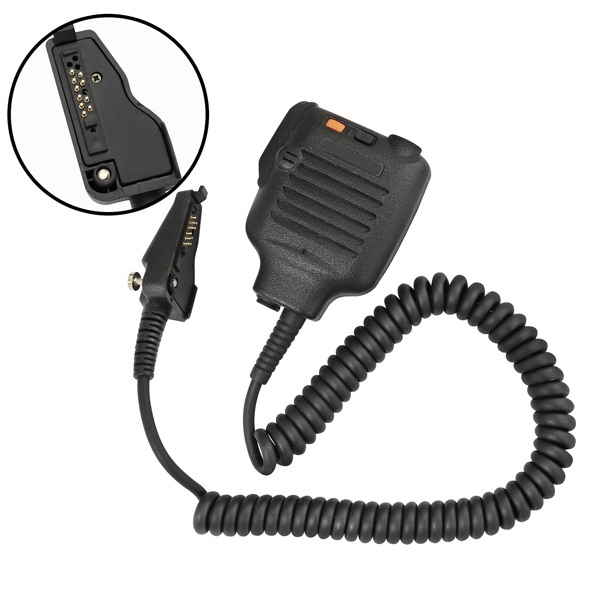 Vbll Kmc 25 Radio Shoulder Speaker Mic Microphone For Nx 200 Nx 210 Nx 300 Nx 3200 Nx 3300 Nx 410 Nx 411 Nx 5200 Nx 5300 Nx 5400