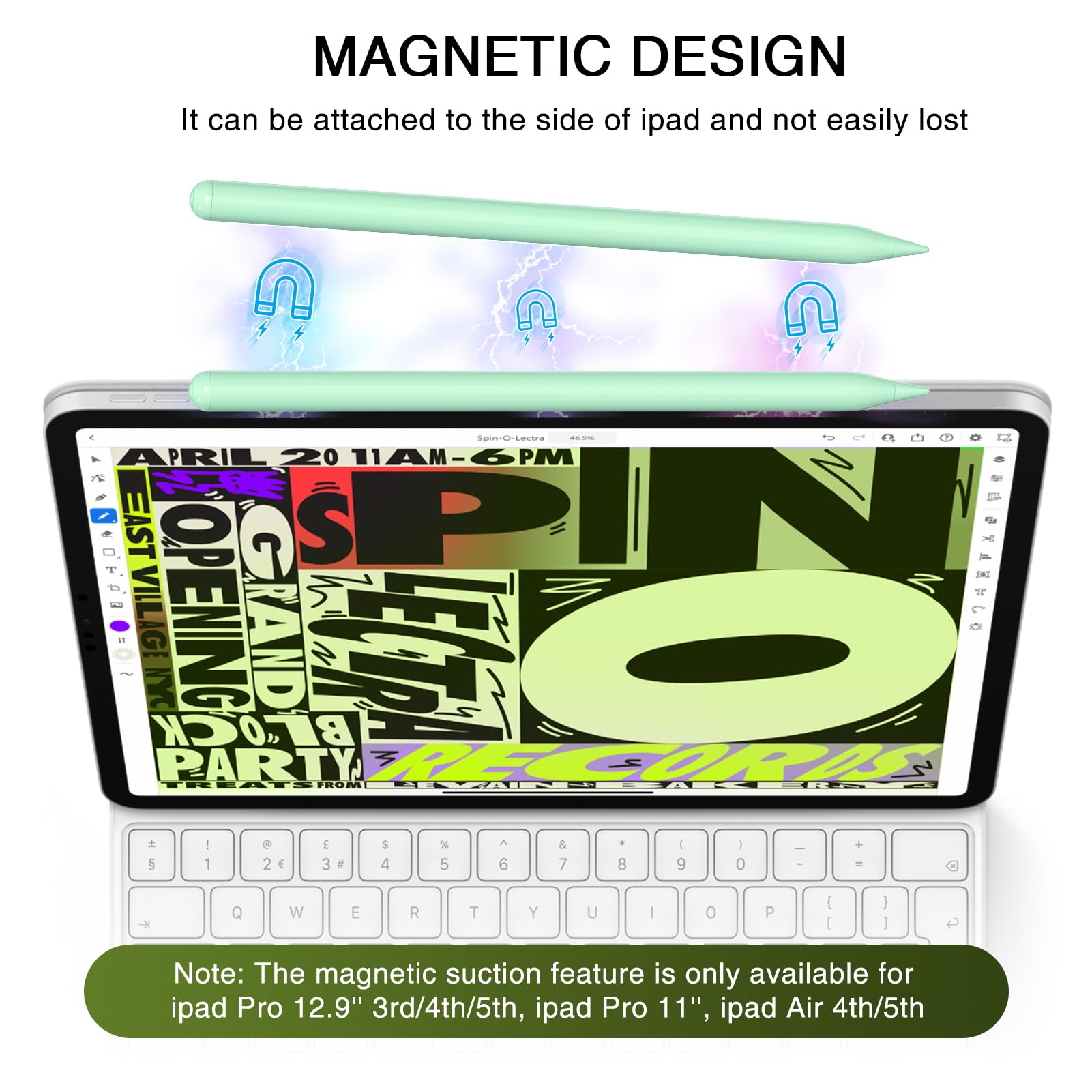 Pen For Ipad 2018 2023, Hatoku Quick Charging Pencil 2Nd Generation With Tilt & Palm Rejection, Pen For Ipad Compatible With Ipa