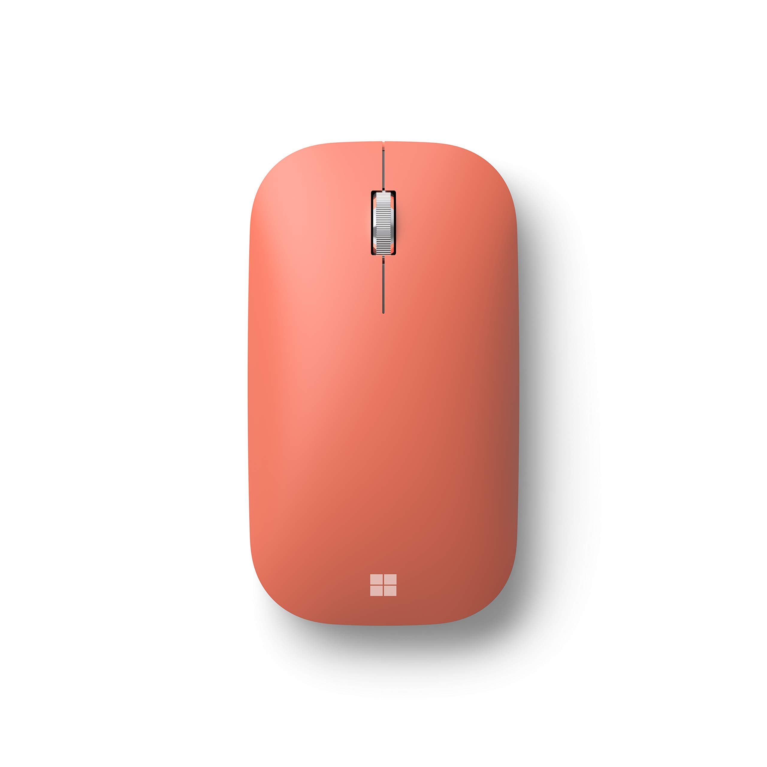 Microsoft Mobile Mouse   Peach. Comfortable Right/Left Hand Use With Metal Scroll Wheel, Wireless, Bluetooth For Pc/Laptop/Deskt
