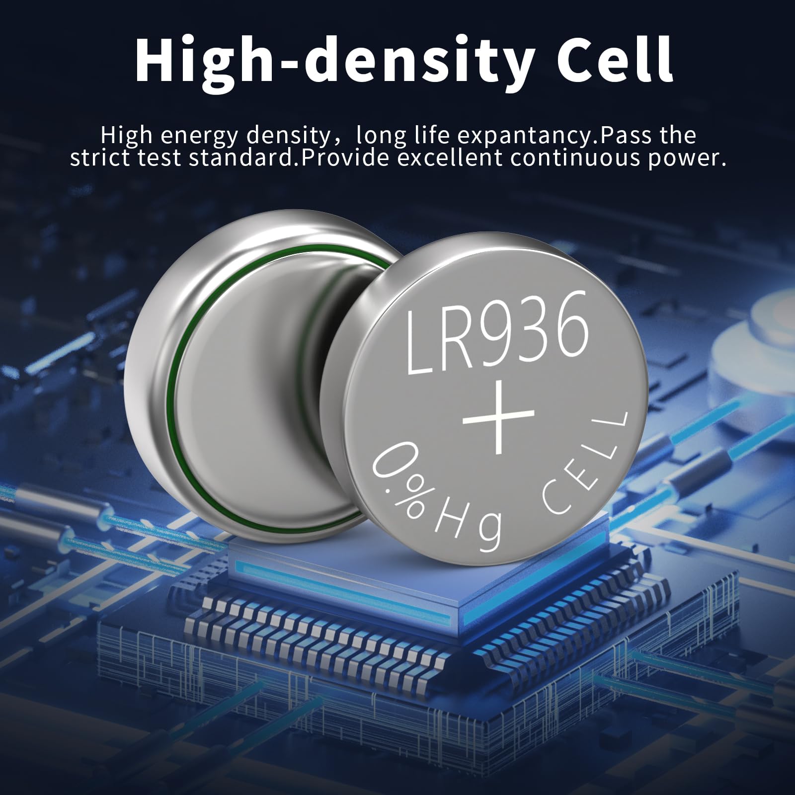 Pkcell 394 380 Watch Battery (40-Pack) Ag9 Lr45 Sr936Sw Battery 1.5V Button Coin Cell Batteries (40 Count (Pack Of 1))