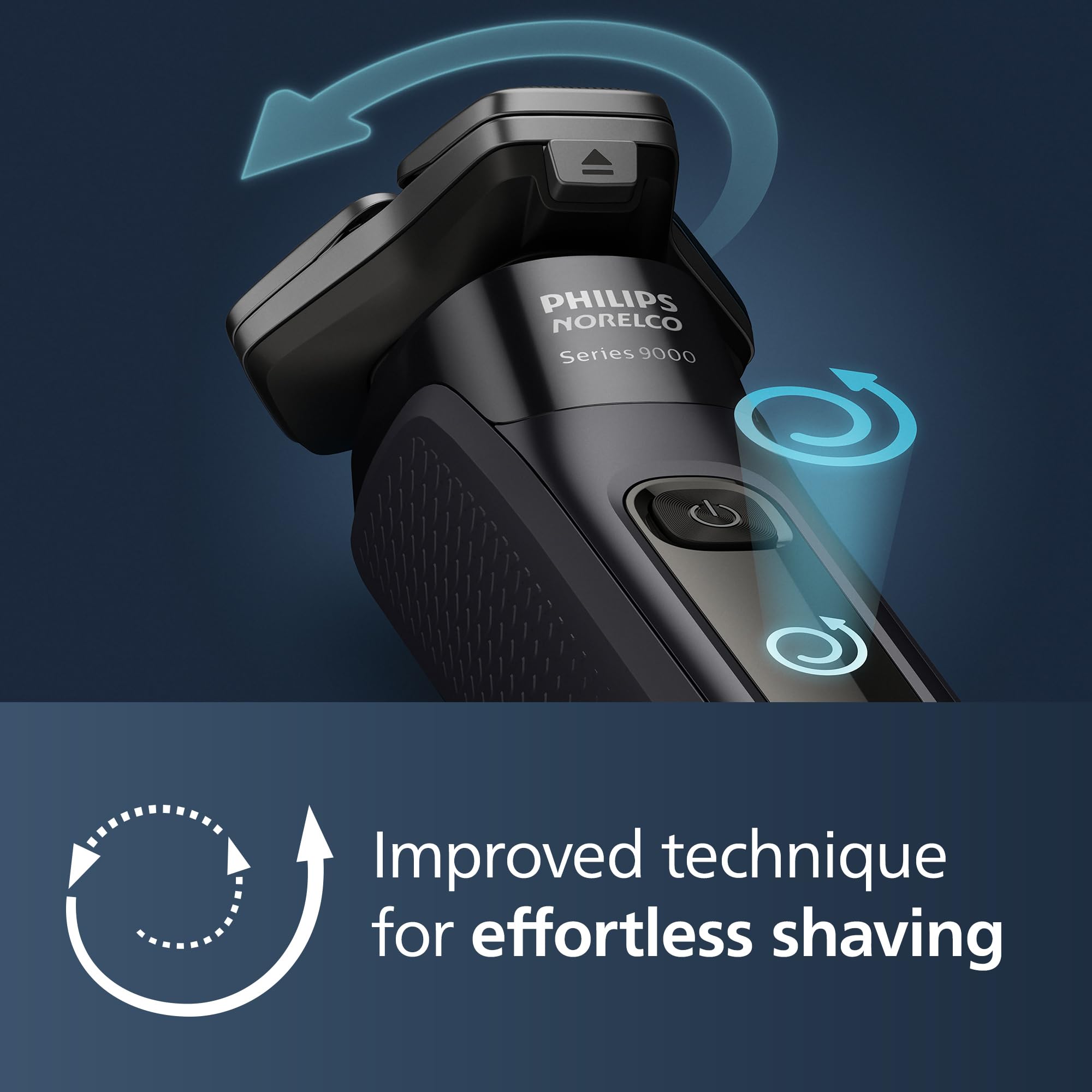 Philips Norelco Shaver Series 9400 Wet And Dry Electric Shaver, With Lift And Cut Shaving System And Senseiq Technology, Pop Up