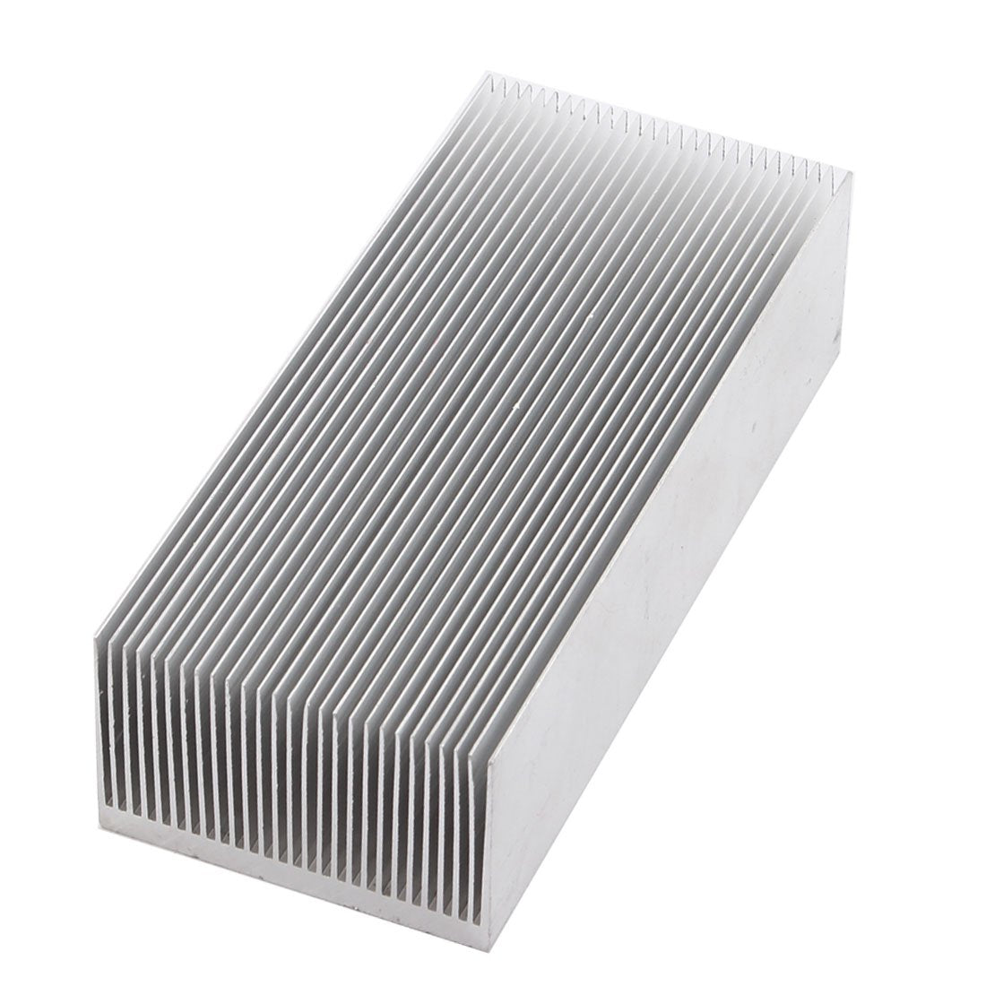 uxcell a14111400ux0256 Aluminum Heat Radiator Heatsink Cooling Fan 150x69x37mm Silver Tone