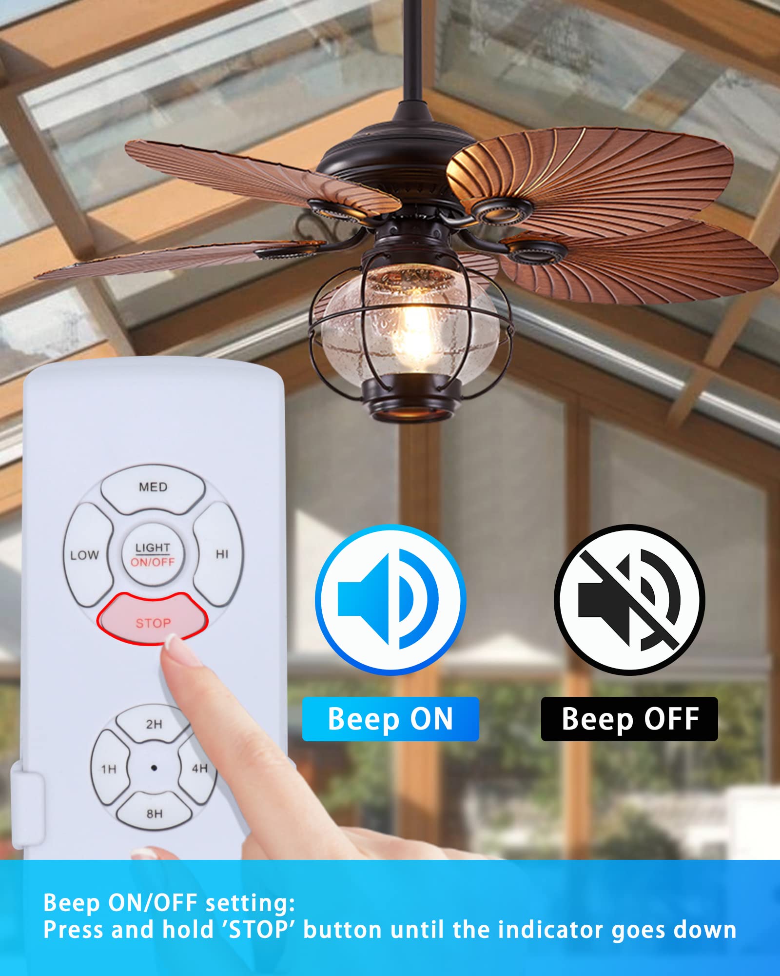 3 Pack Universal Small Size Ceiling Fan Remote Control Kit, Mini Wireless Remote Control And Receiver Kits For Ceiling Fan Lamp
