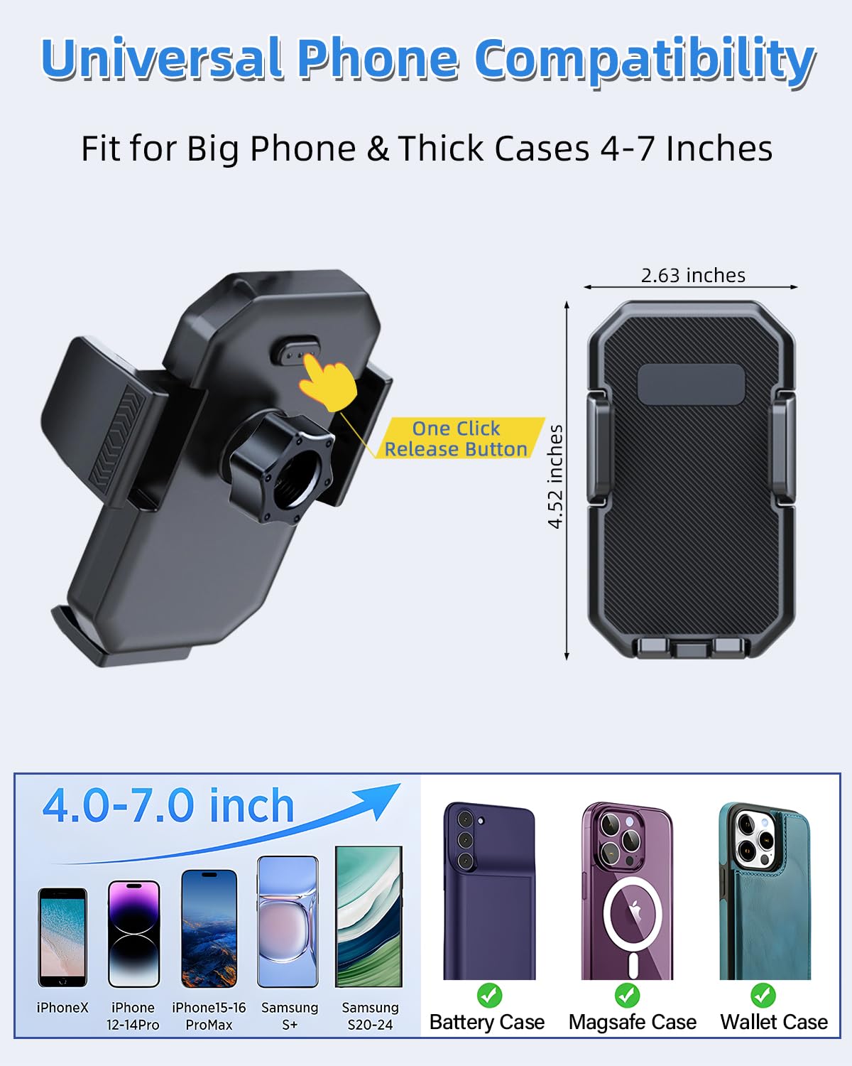 Car Phone Mount For Toyota Rav4 2013-2015 2016 2017 2018 Accessories Custom Air Vent Phone Holder Auto Lock Phone Holder Hands F