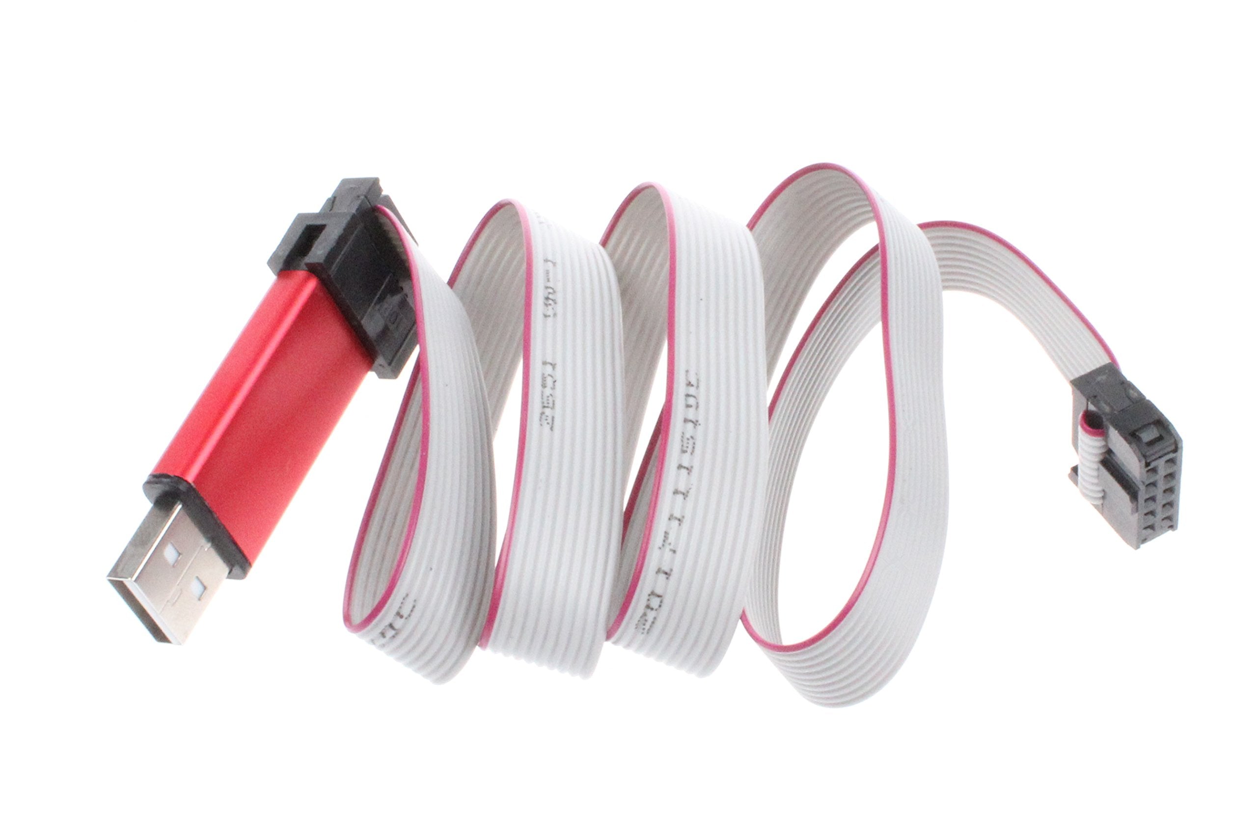 Noyito Usb Asp Isp Avr Programmer Downloader For Atmel Proccessors Drive-Free Over-Current Protection Red & Blue Bi-Color Indica