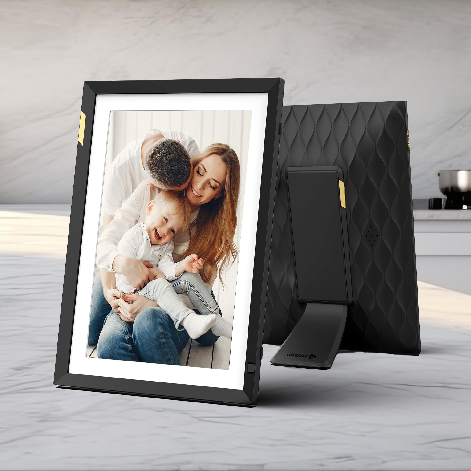 Nixplay Wifi 10.1'' Touch Screen Digital Picture Frame I Easy Set Up I Create Family Shared Playlists I Perfect Digital Picture