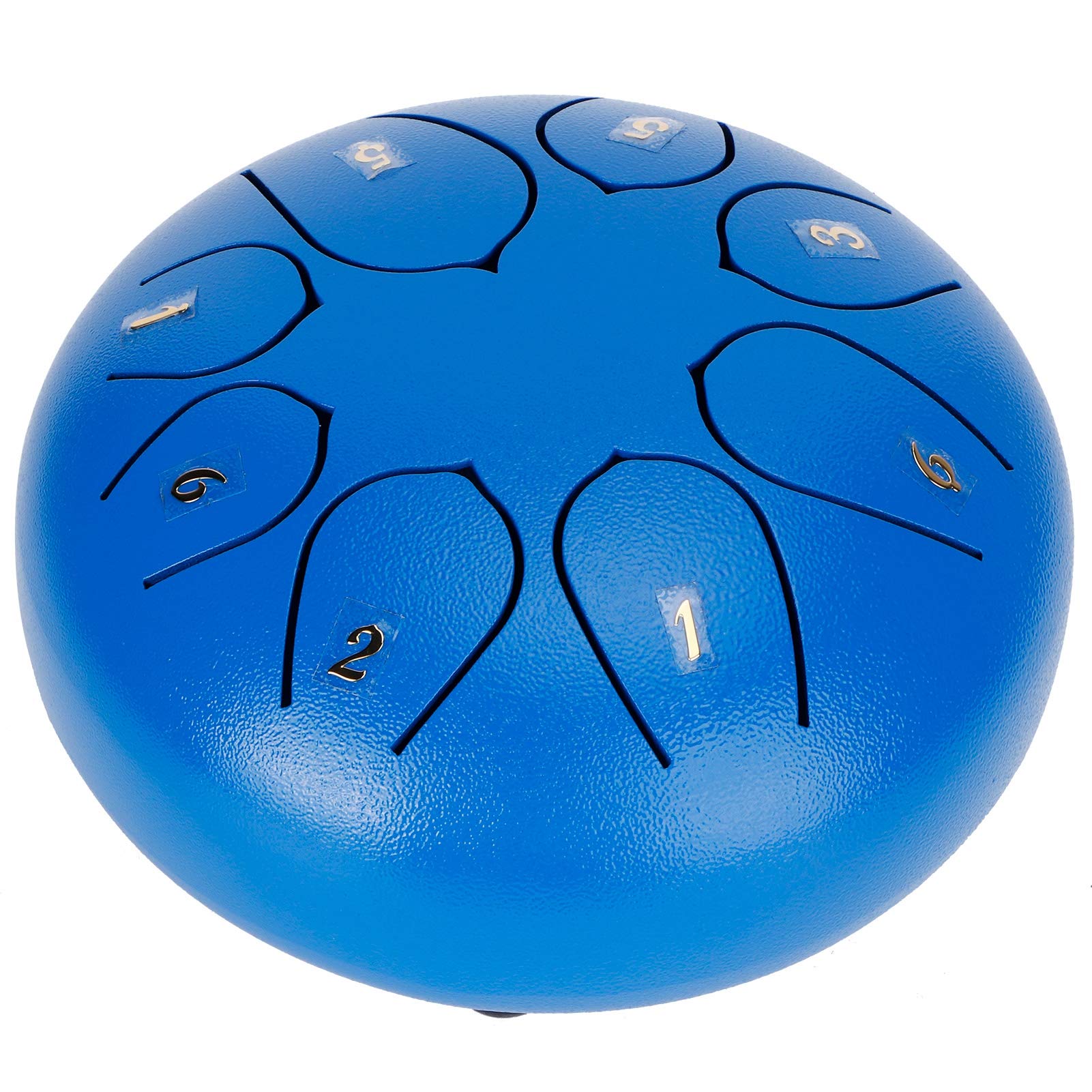 Hand Drum, Hand Pan Drum, 8Tones Practical Ethereal Elegant for Home School(Blue)