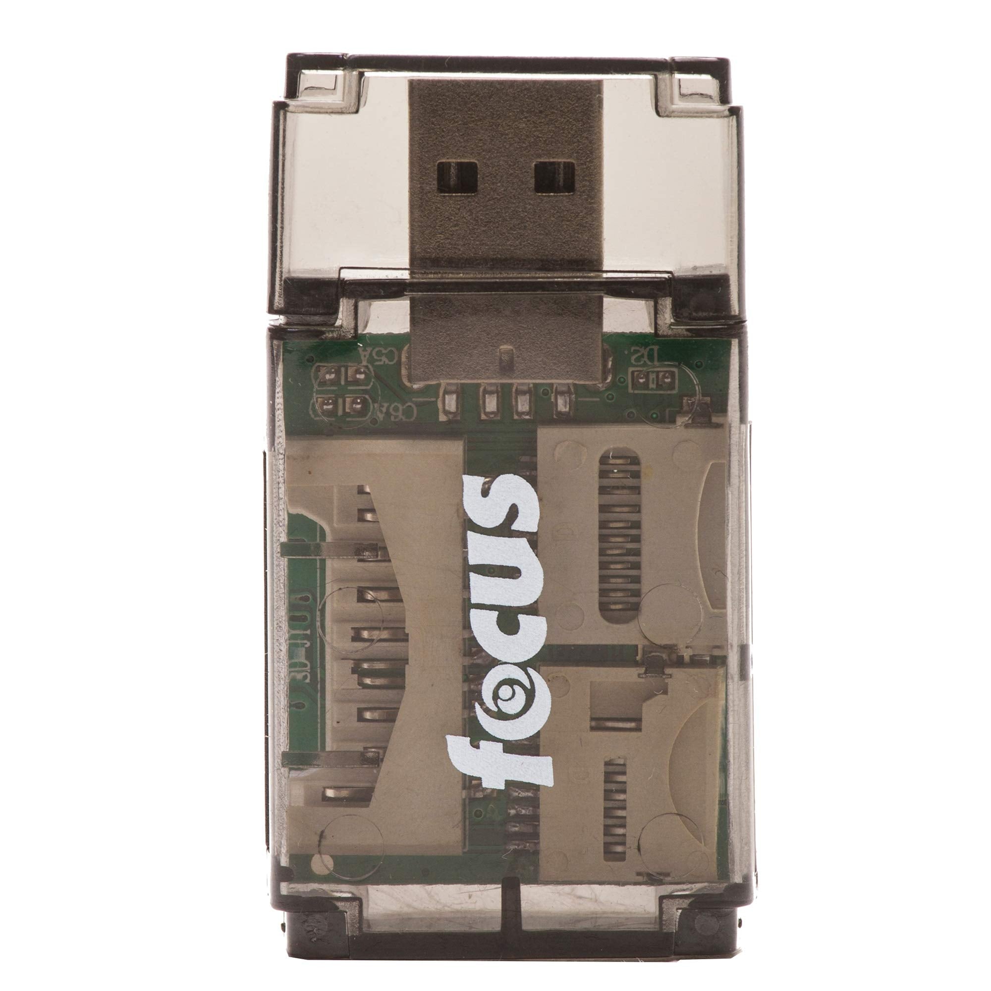 Hme Products T Post Trail Camera Holder (4 Pack) Bundle With Card Reader (5 Items)