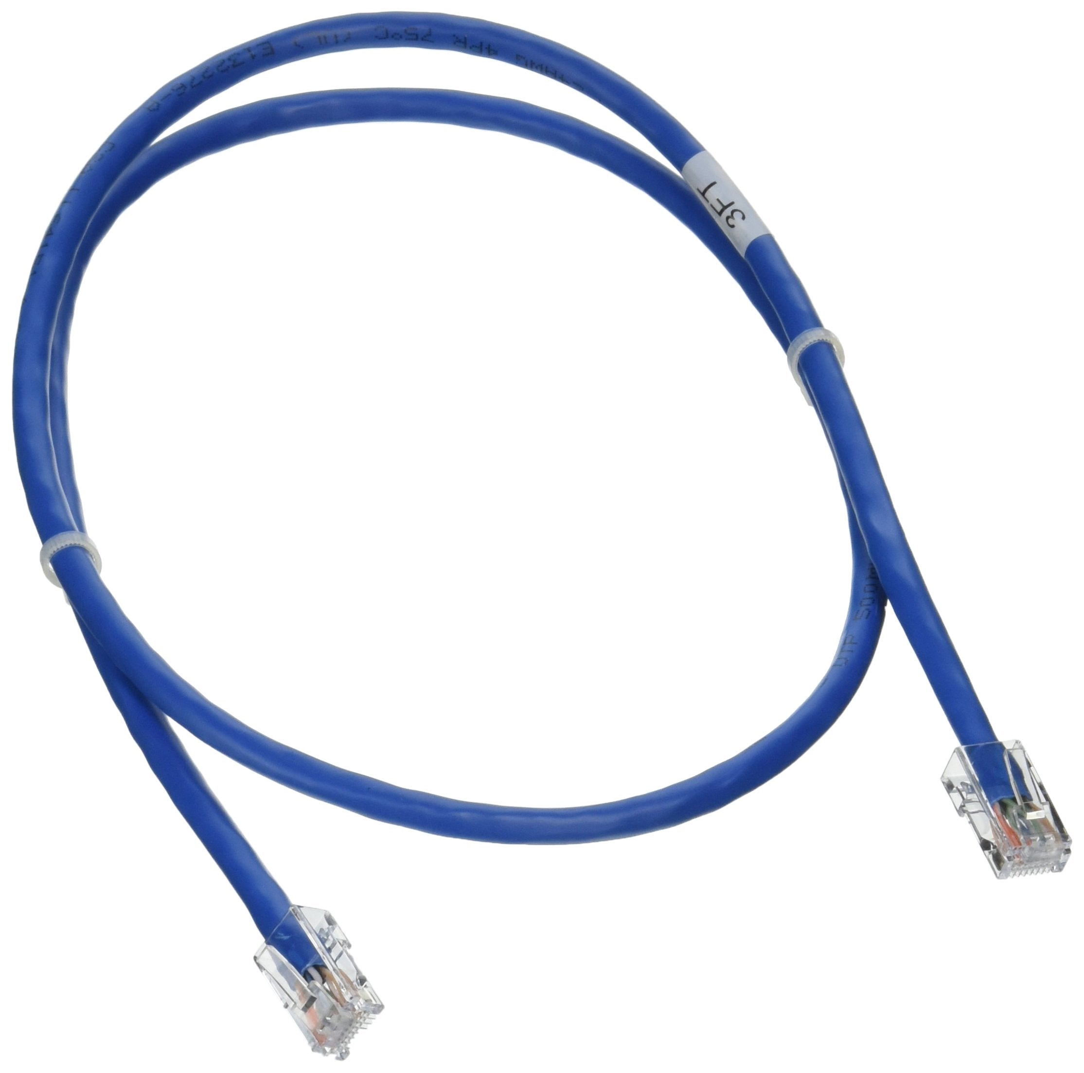 C2G 04087 Cat6 Cable   Non Booted Unshielded Ethernet Network Patch Cable, Blue (3 Feet, 0.91 Meters)
