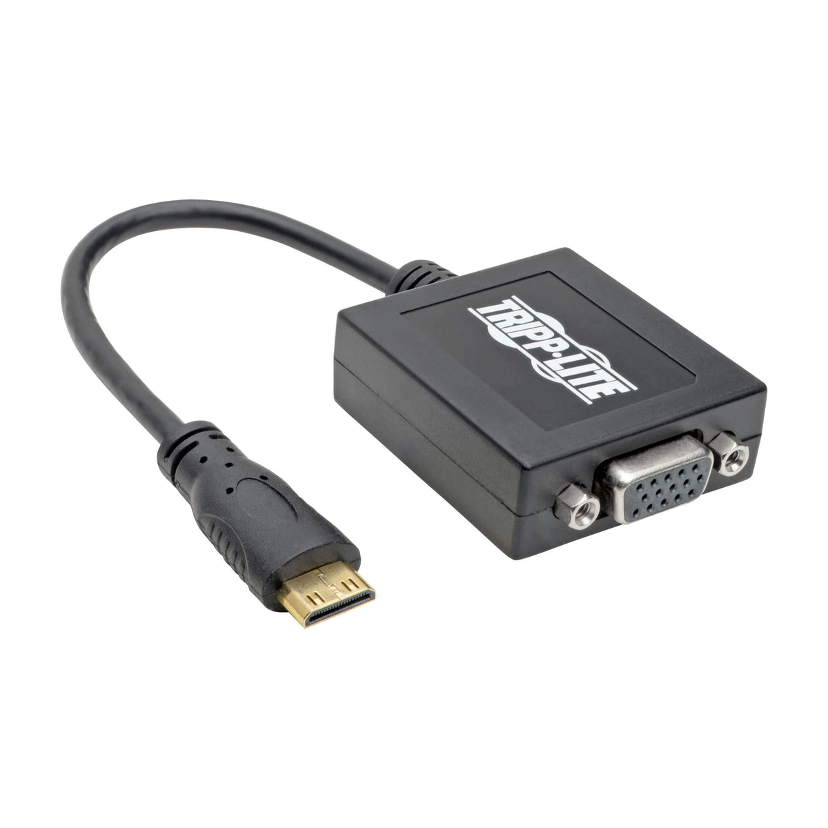 Tripp Lite 6 In Mini Hdmi To Vga Converter Adapter For Smartphone Tablet Ultrabook, 1920X1200/1080P, M/F, 6 In. (P131 06N Mini)