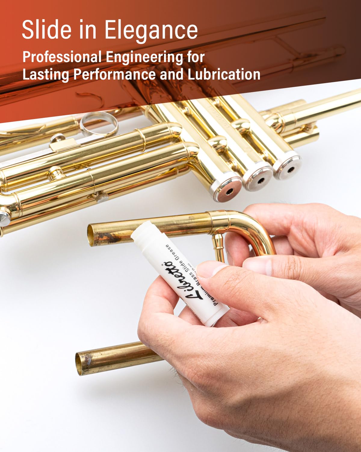 Libretto Tuning Slide Grease, Set Of 3, Odorless, Smooth, Pure, Materials From Japan, Special Blended Formula, For Trumpet, Fren