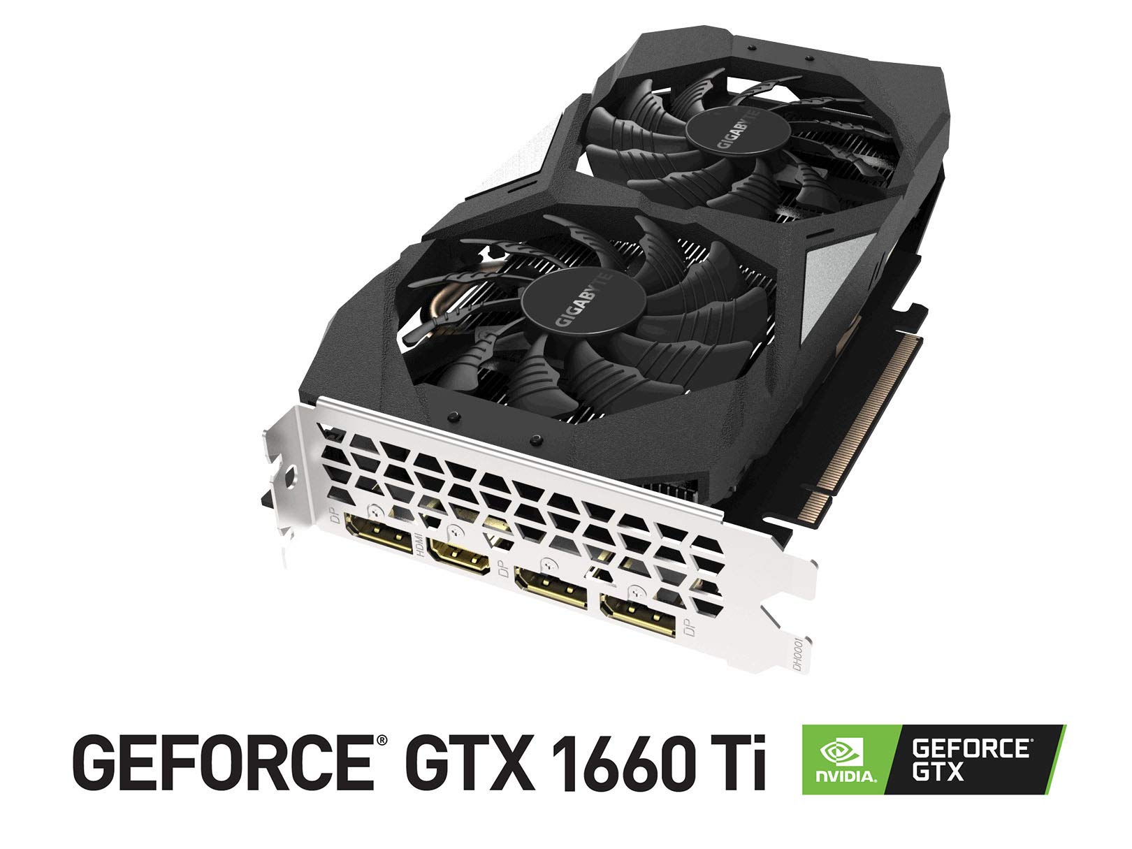 Gigabyte Geforce Gtx 1660 Ti Oc 6G 192-Bit Gddr6 Displayport 1.4 Hdmi 2.0B With Windforce 2X Cooling System Graphic Cards- Gv-N1