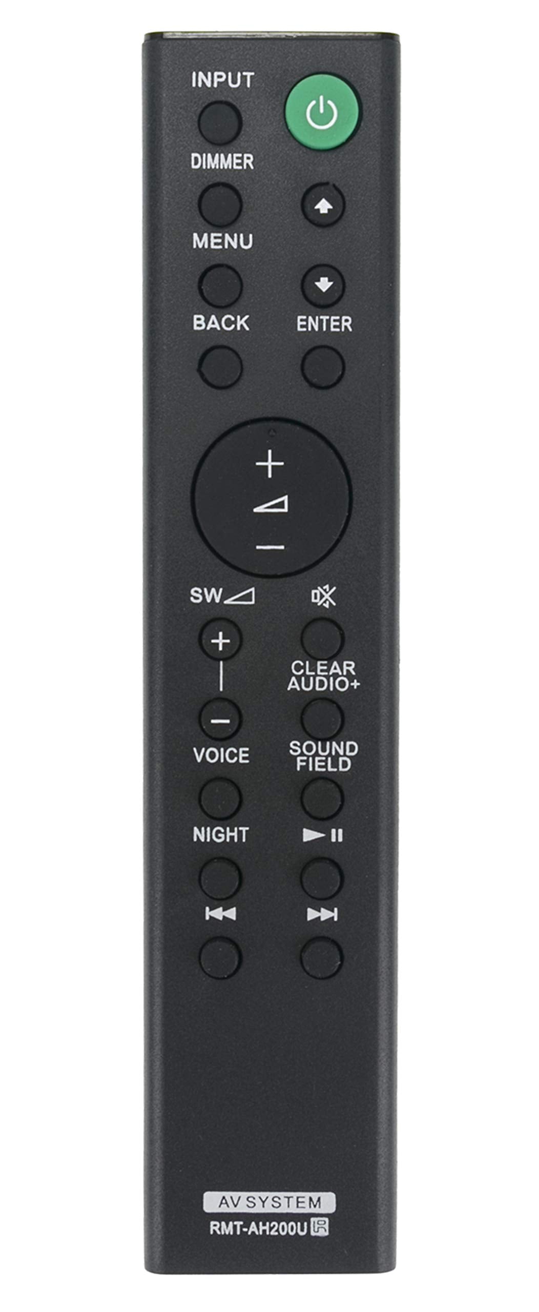 RMT-AH200U Replace Remote fit for Sony Soundbar HT-CT390 SA-CT390 HT-RT3 Ht-rt40 HT-RT4 SA-WCT390 HTCT390 SACT390 HTRT3 Htrt40 HTRT4 SAWCT390 SS-RT4 SS-RT3 SS-SRT3R SS-SRT3L Home Theater