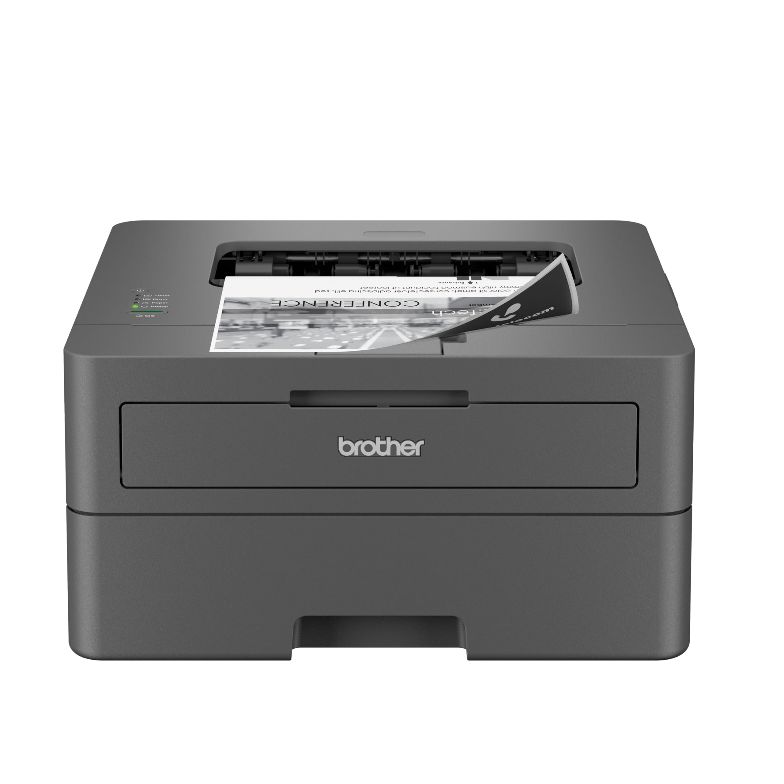 Brother Hl L2400D Compact Monochrome Laser Printer With Duplex Printing, Usb Required (Cable Not Included), Black & White Output