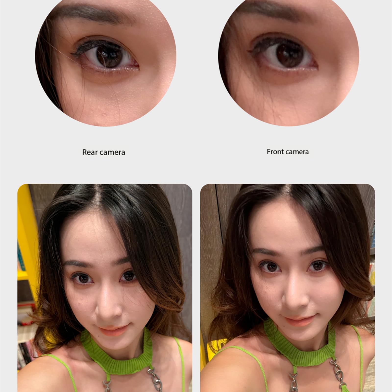 Xcjsyp Fotorgear Ms01 Selfie Monitor Screen Phone Vlog, Magnetic Phone Holder Clip Mount, 1080P Using Phone Rear Camera For Self