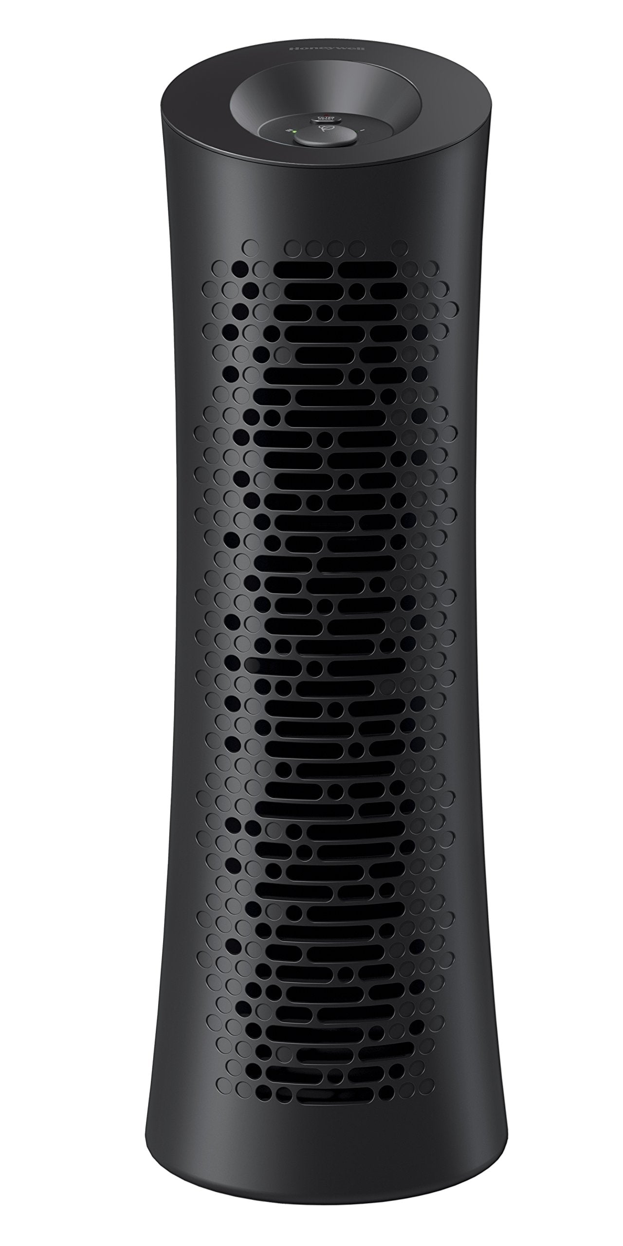 Honeywell HEPA Tower Air Purifier, Airborne Allergen Reducer for Medium/Large Rooms (200 sq ft), Black - Wildfire/Smoke, Pollen,