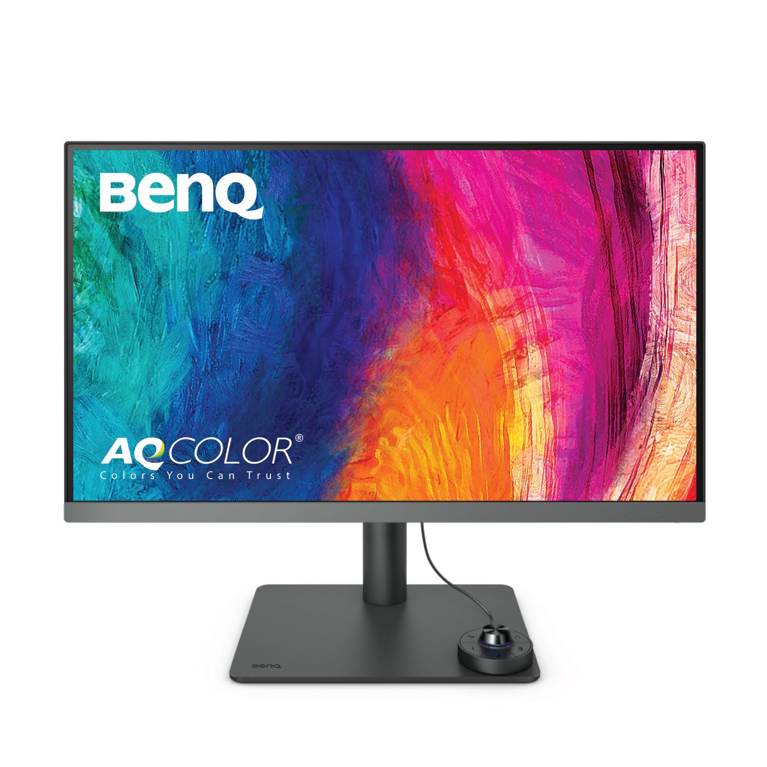 BenQ PD2706U 27-inch 4K Monitor, 90W USB-C, UHD, P3, sRGB, Rec.709, DisplayHDR 400, IPS, AQCOLOR Technology, Factory-Calibrated,