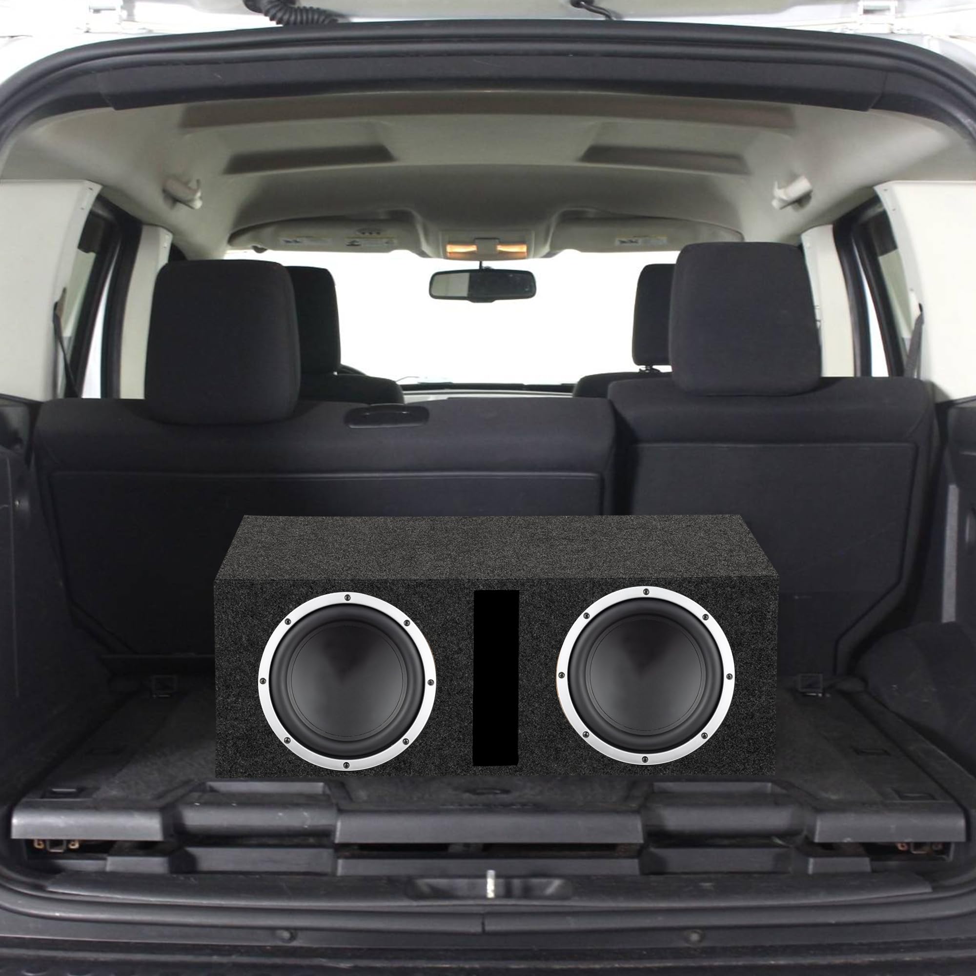 *Bass12* Empty Woofer Box Qpower; (2)12'' Slot Ported