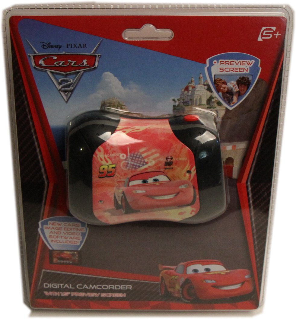 Disney 39006-RS Cars Camcorder with 1.5-Inch LCD Screen (Red)