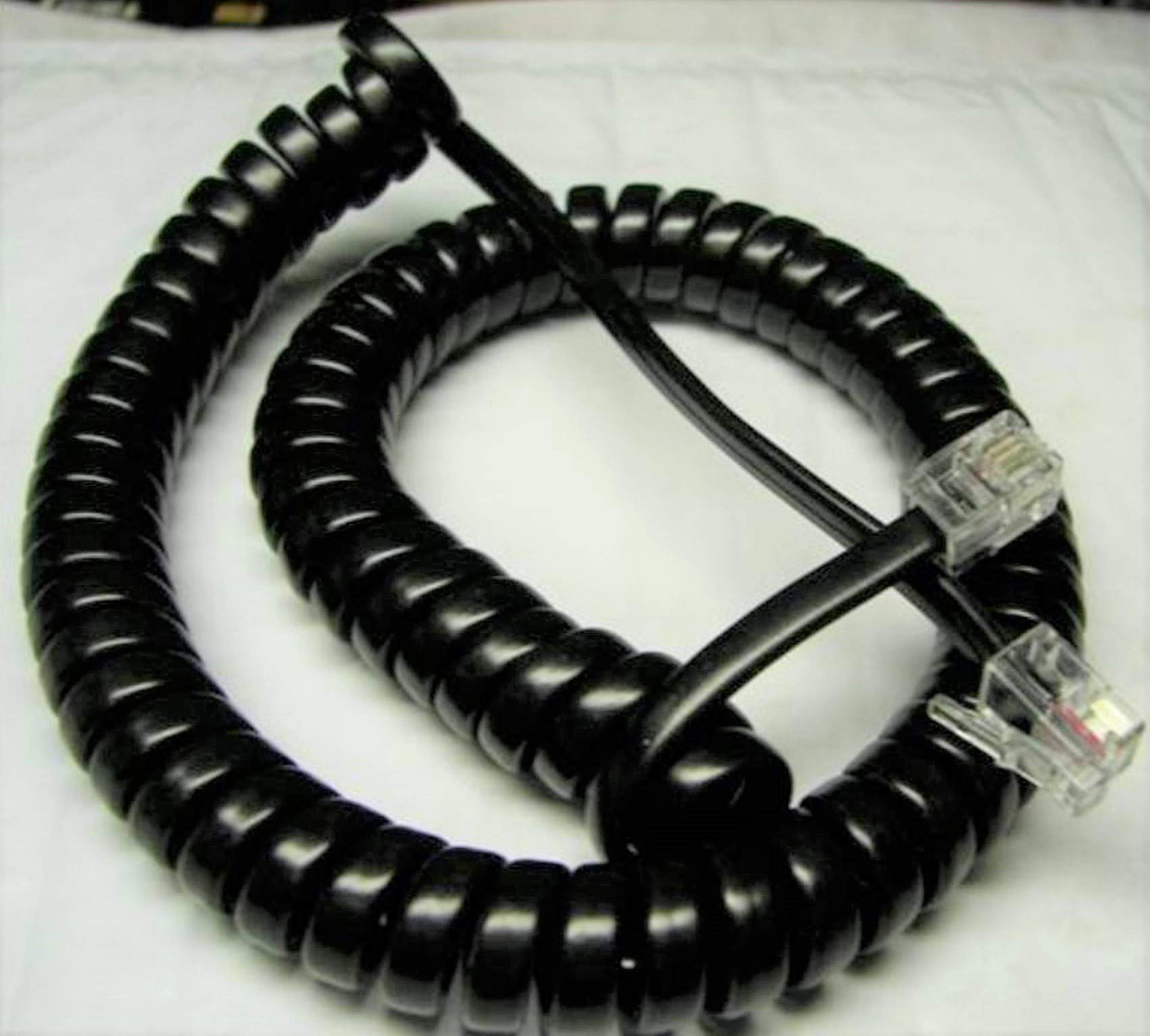 1 X Nortel Norstar 9 ft. Black Handset Cord For M7100, M7208, M7310, M7324 Phone