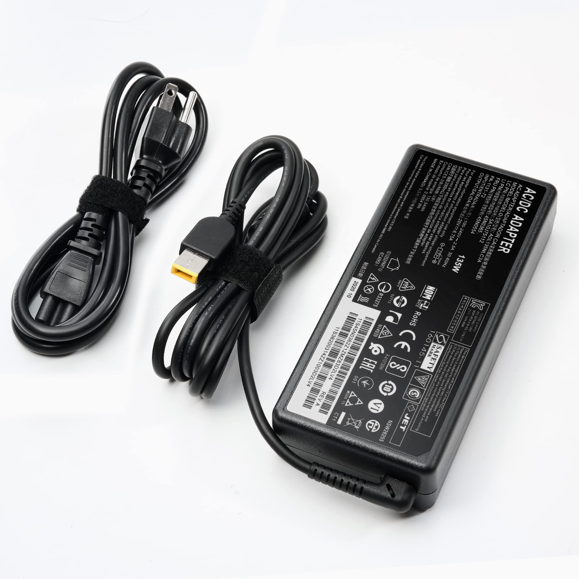 135W Laptop Charger For Lenovo Thinkpad 135W Ac Adapter Slim Tip 4X20E50558