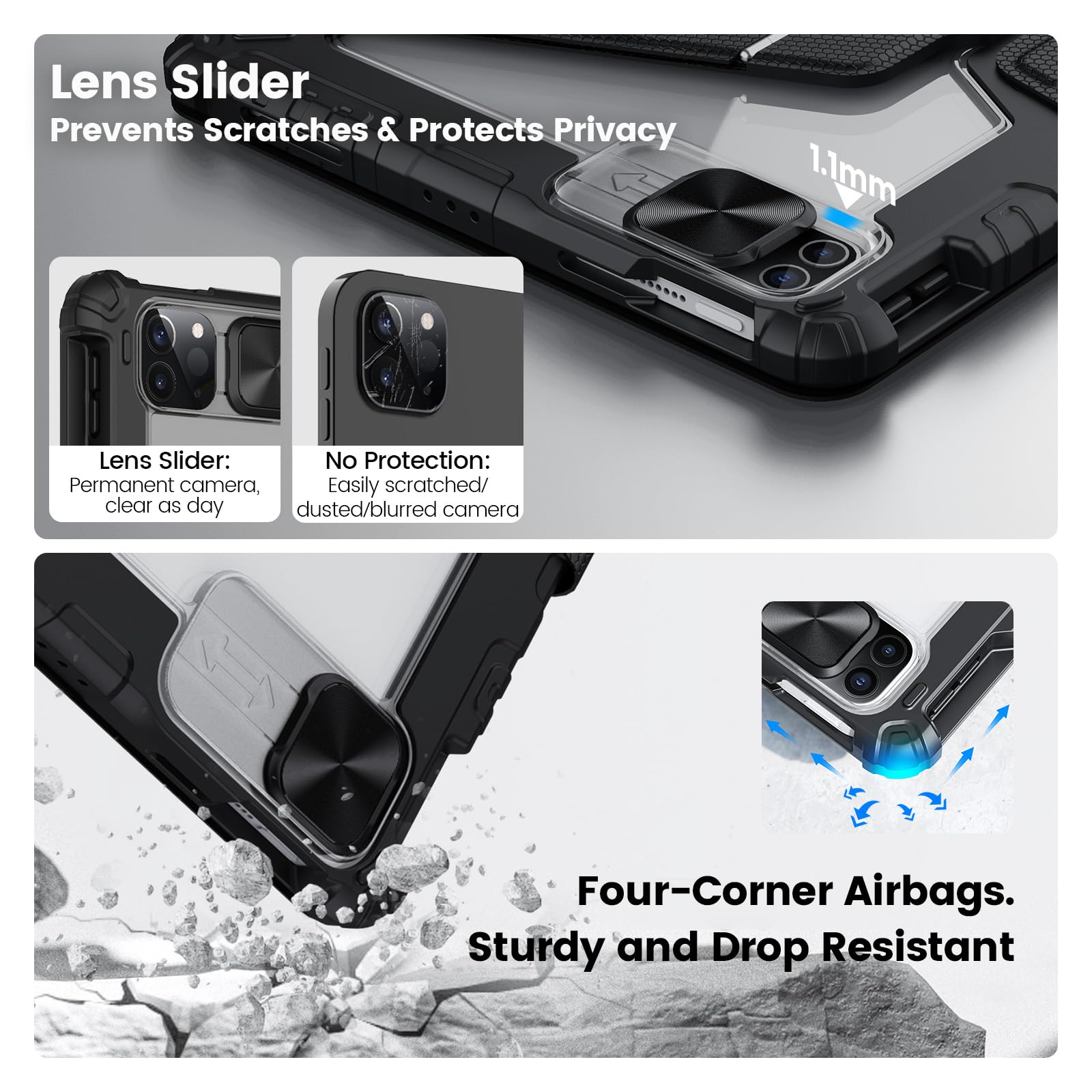 Nillkin For Ipad Air 11 Inch (M2) 2024 New Ipad Air Keyboard And Magnetic Stand Case For Ipad Air 5, Ipad Air 10.9 Ipad Air 4 Ke