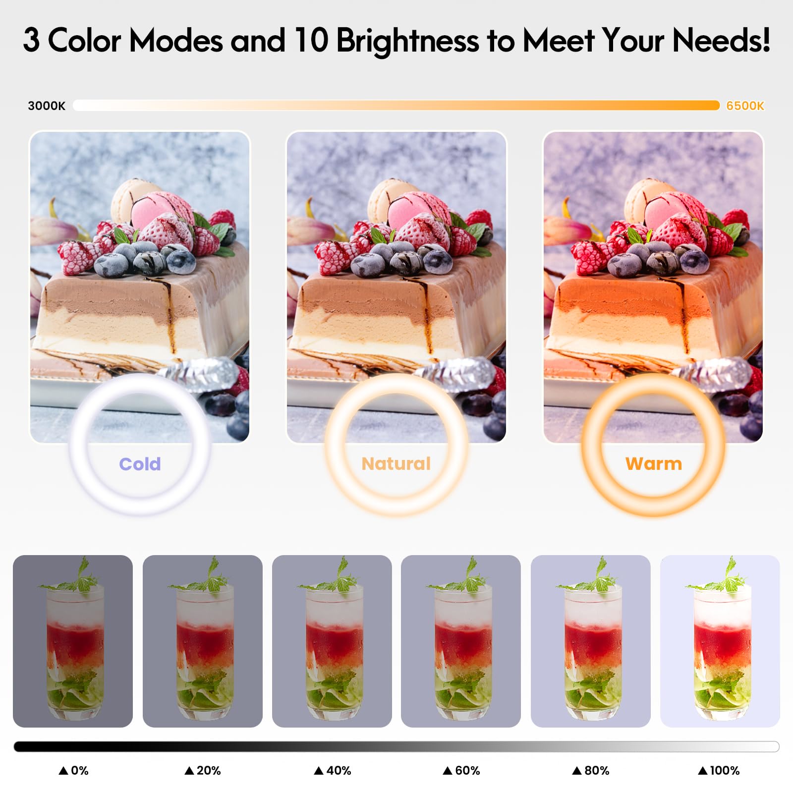 Overhead Camera Mount With Selfie Ring Light And Phone Holder, 10'' Led Ring Light For Desk With Stand And Remote For Iphone,Pho