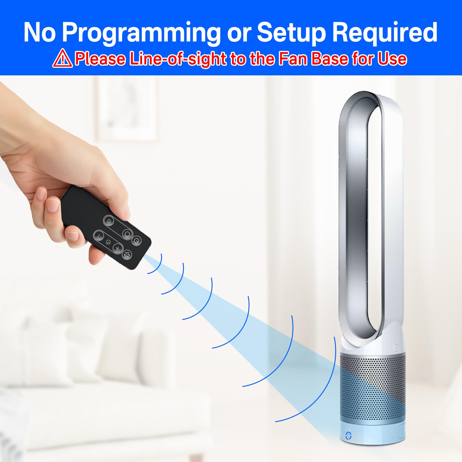 Replacement Remote Control Compatible With Dyson Am11 Tp00 Tp01 Pure Cool Purifiers Fan With Remote Holder   965824 06 965824 07