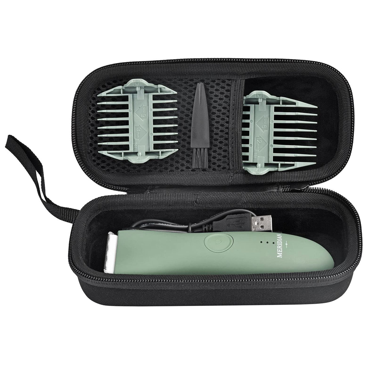 Merom Hard Case Compatible With Meridian Shaver Electric Groin Body Trimmer, Case For Meridian Grooming, Hard Travel Storage Cas