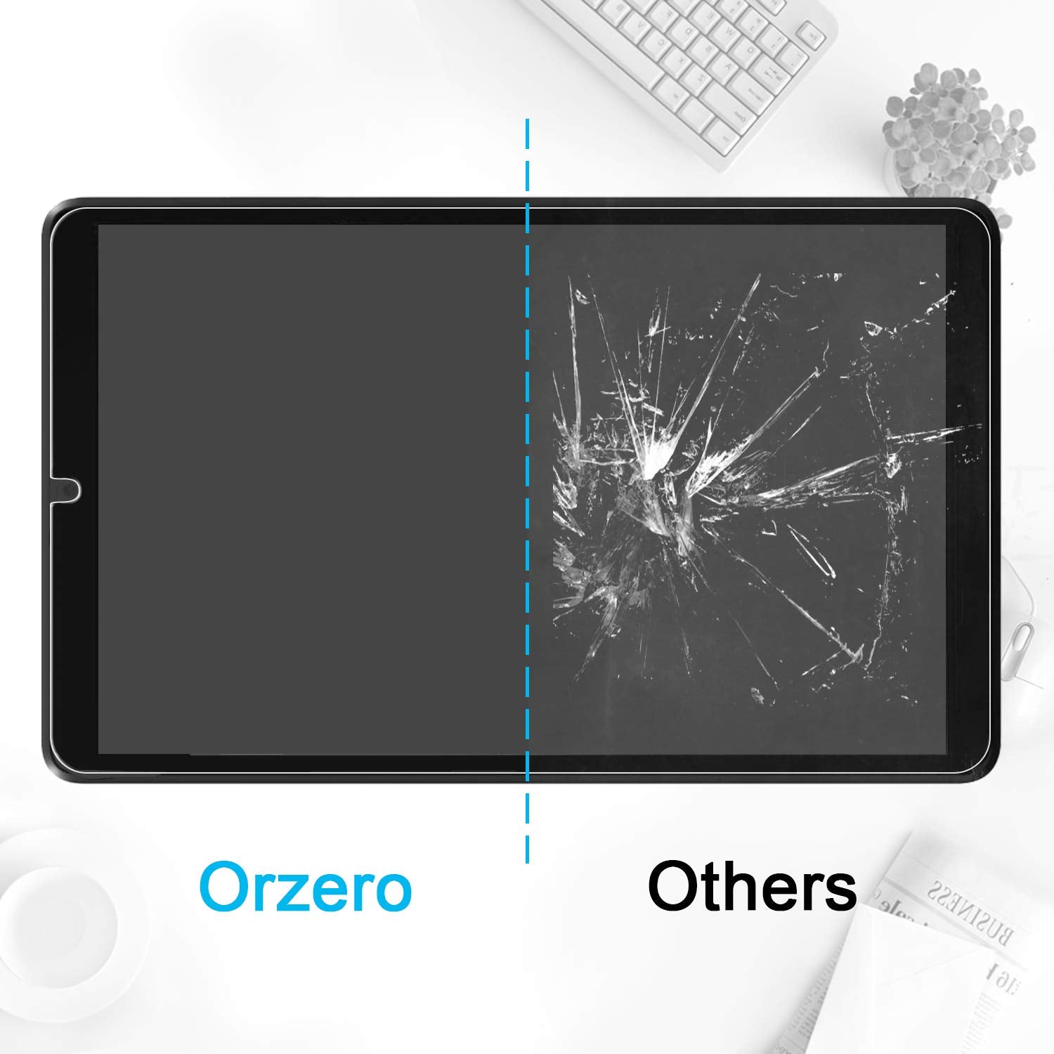 Orzero (2 Pack) Tempered Glass Screen Protector Compatible For Lenovo Tab M8 8 Inch (Not For Tab M8 4Th 2023), Protector De Pant