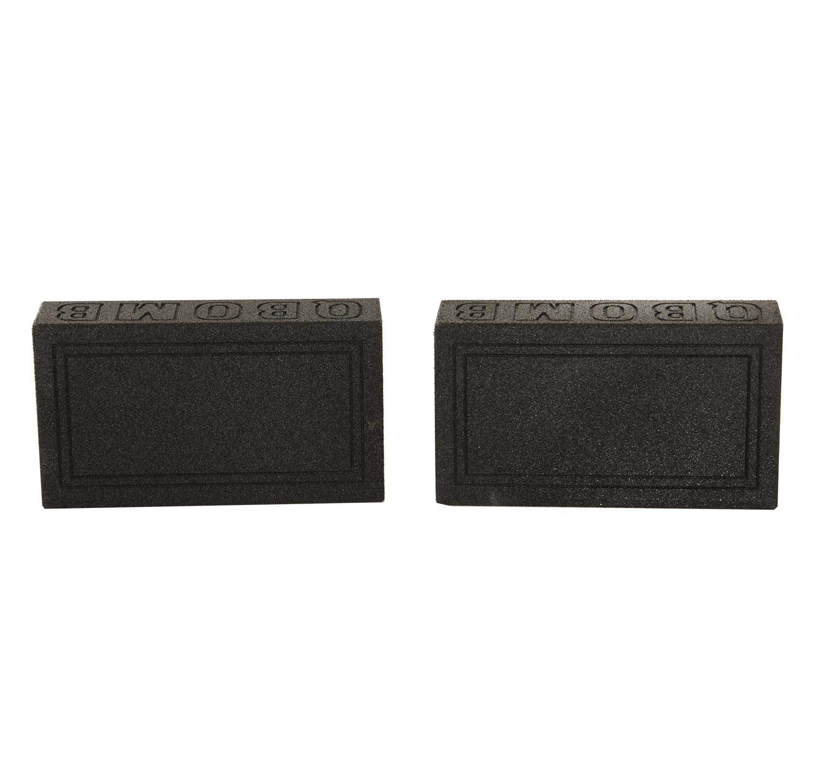 Q Power Qbomb Single 12 Inch Sealed Subwoofer Sub Boxes Bedliner Spray, 2 Pack
