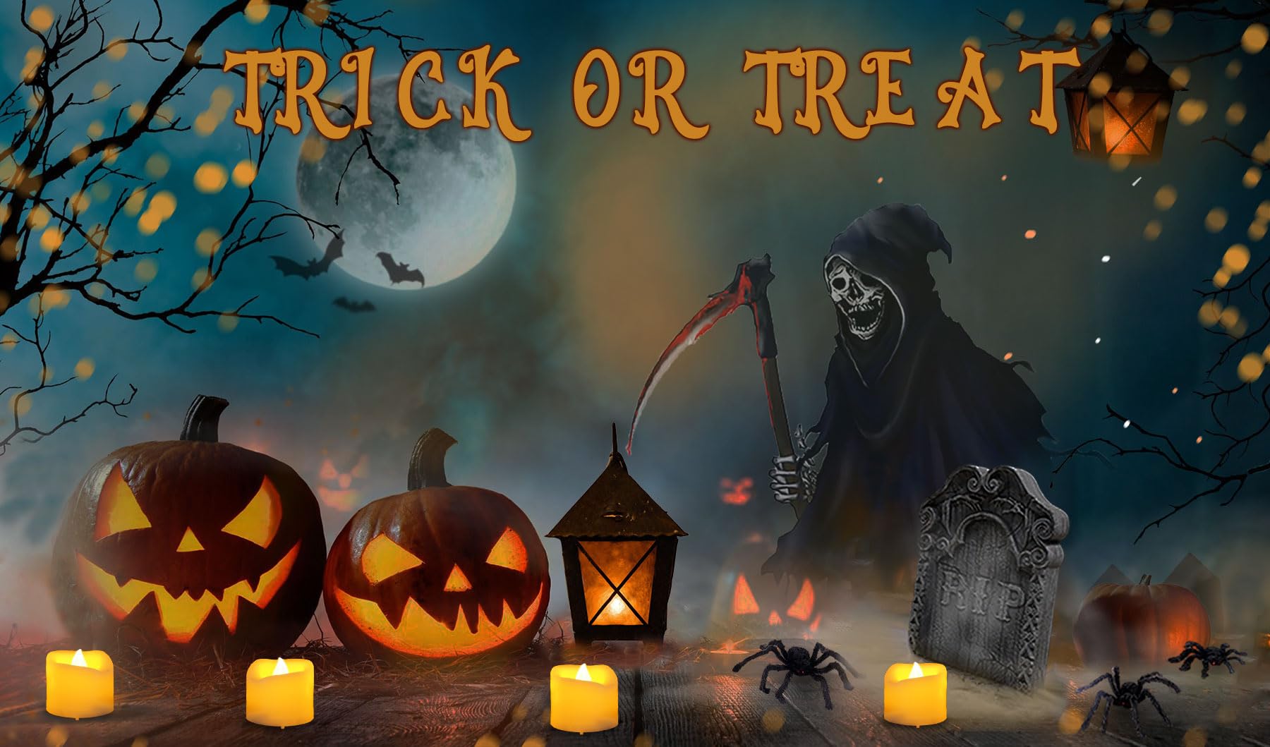 Candle Idea 6 Pcs 200 Hrs Remote Control Flameless Tea Lights, Battery Operated Led Flickering Votive Candles, Electric Outdoor