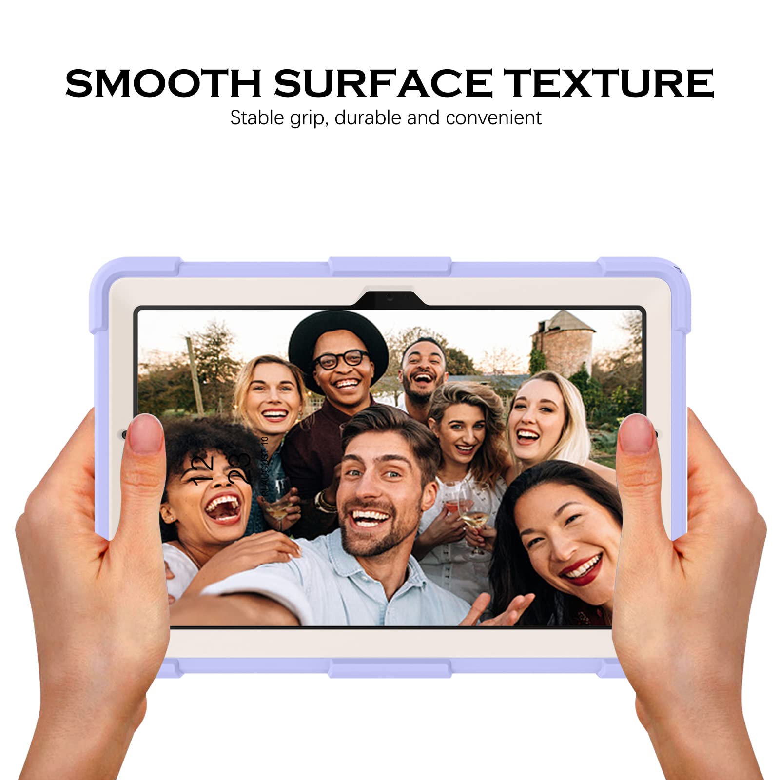 Yinlai For Samsung Galaxy Tab A8 Case,Tab A8 10.5 Case Silicone Butterfly Kickstand Kids Girls Women Shockproof Protective Table