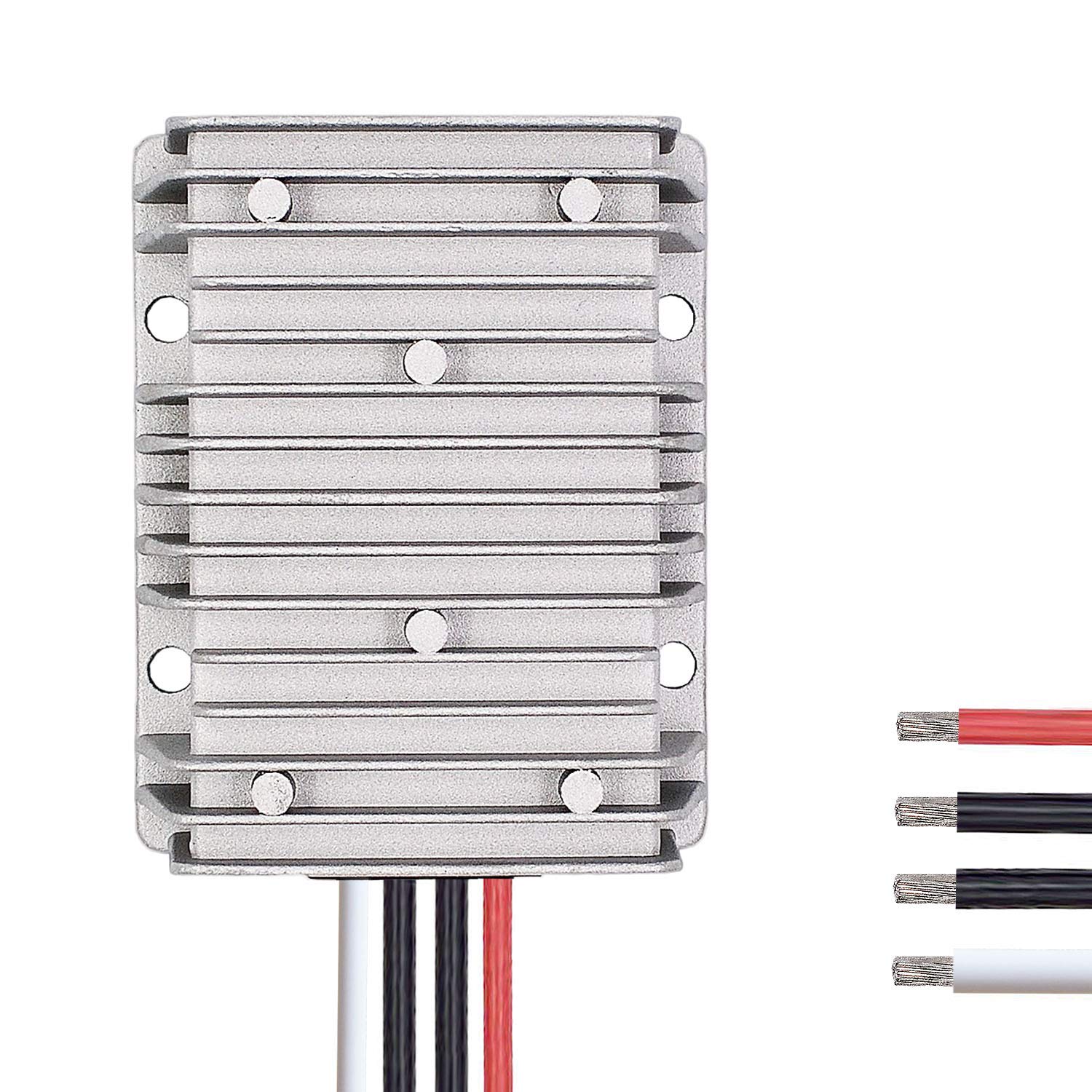 Valefod Dc To Dc High Efficiency Voltage Converter 36V / 48V To 12V 30A 360W Buck Converter Diy Power Supply Step Down Transform