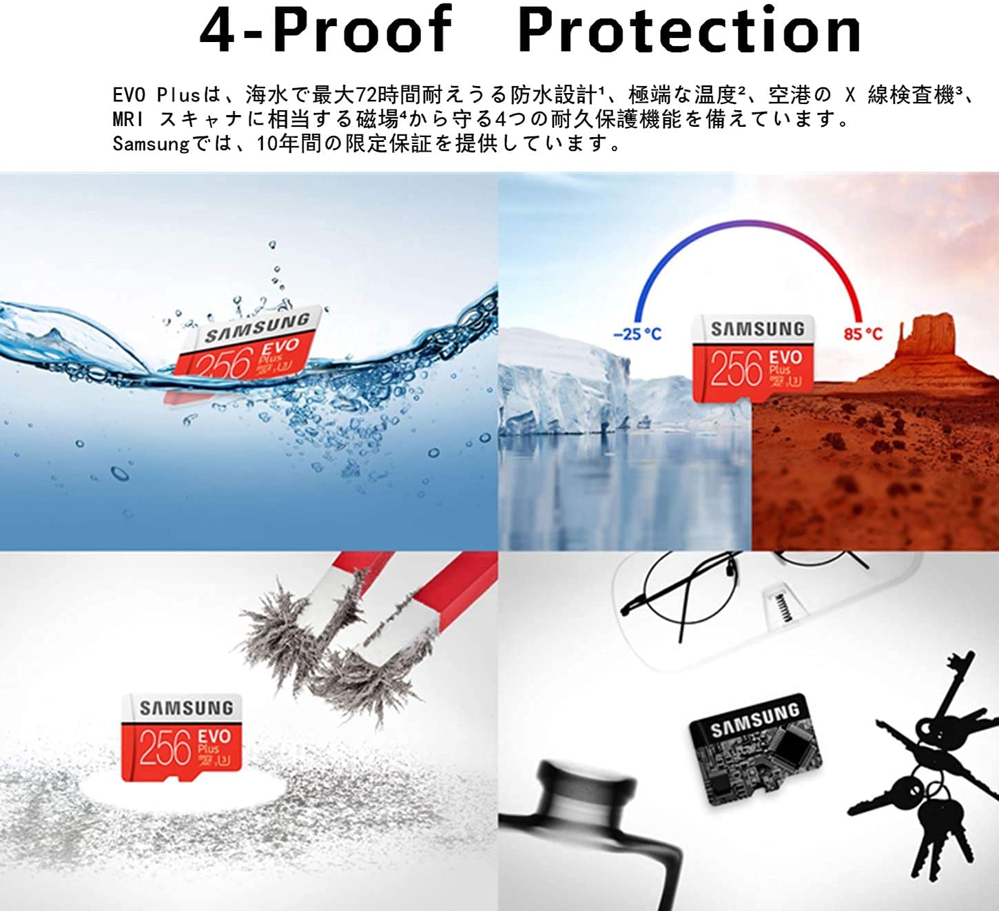 Samsung 256Gb 95Mb/S Microsdxc Evo Select Memory Card With Adapter (Mb-Me256Da/Am)