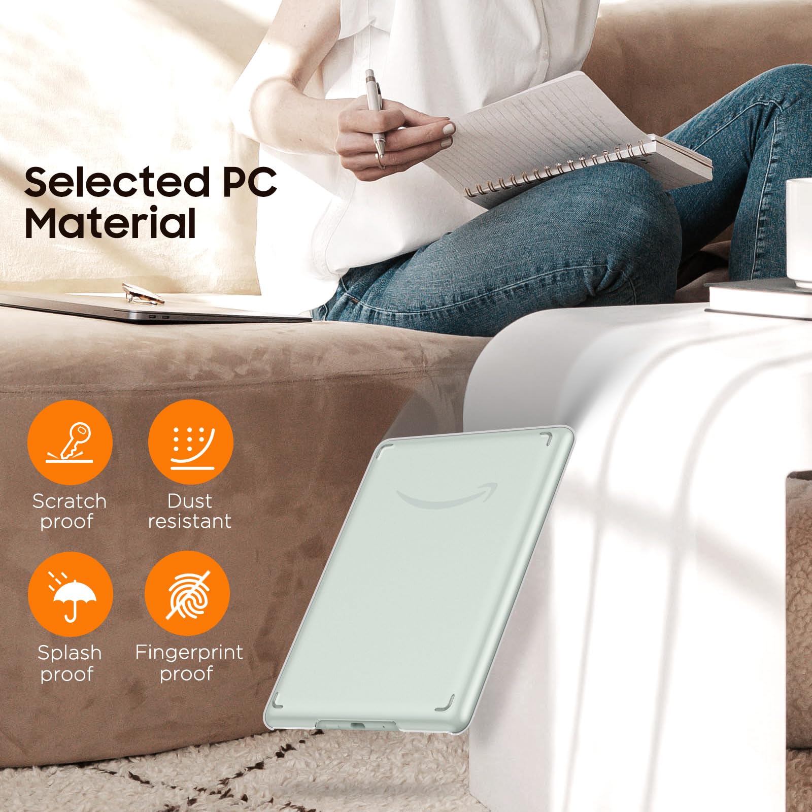 Moko Case Compatible With 6.8'' Kindle Paperwhite (11Th Generation 2021) And Kindle Paperwhite Signature Edition, Light Slim Pc