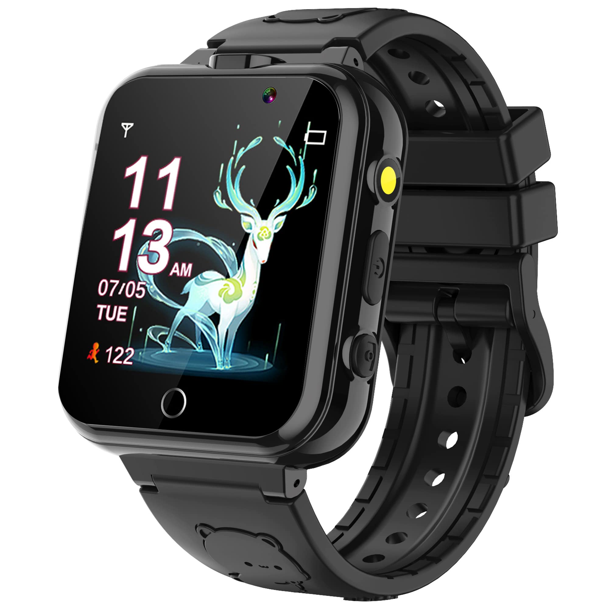 Hewitto Smart Watch for Kids - Kids Smart Watches Boys Birthday Christmas Birthday Gifts with 2 Camera 24 Games Pedometer Music 