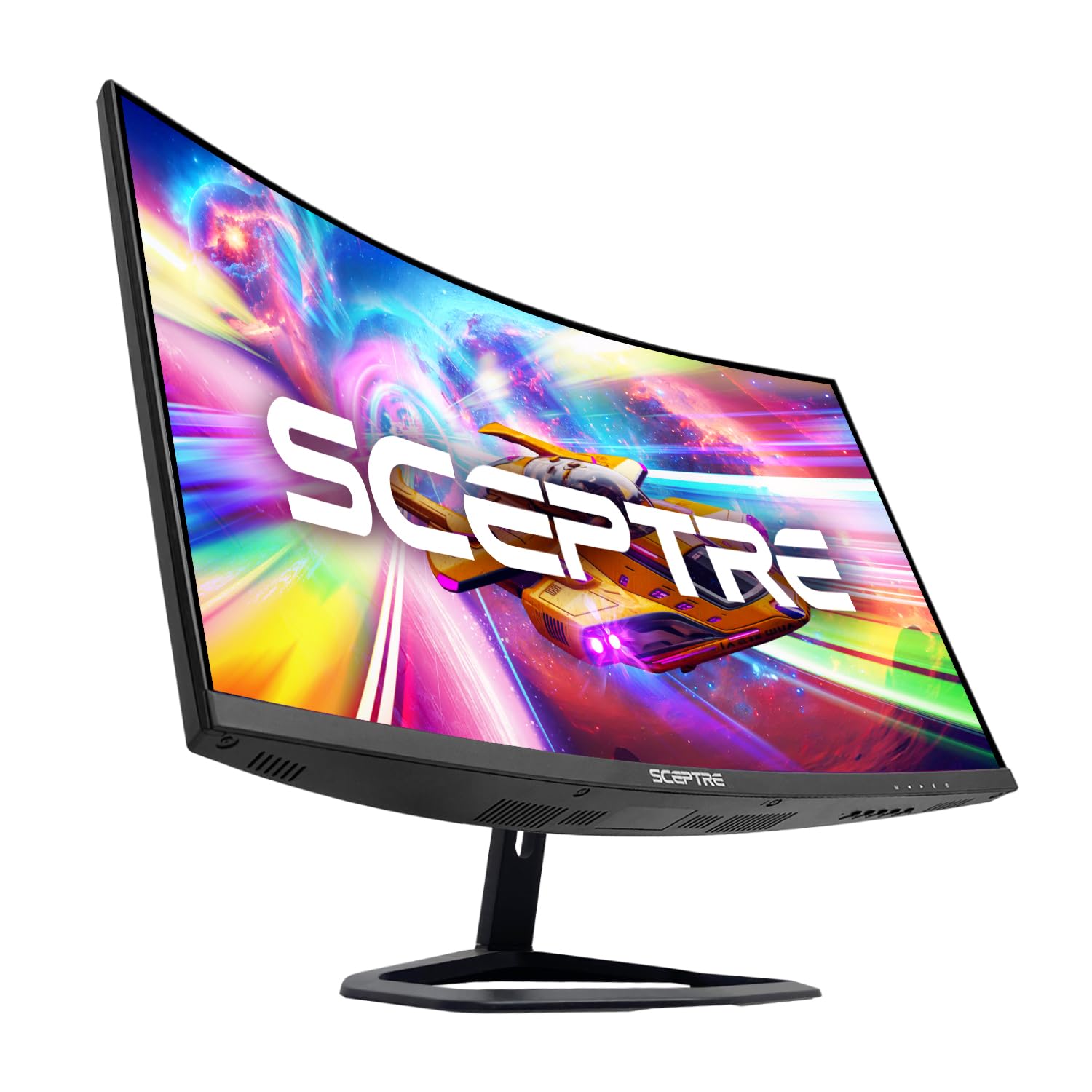 Sceptre 27 Inch Curved Gaming Monitor Up To 240Hz Displayport Hdmi 1Ms 99% Srgb Build In Speakers, R1500 Machine Black 2023 (C27