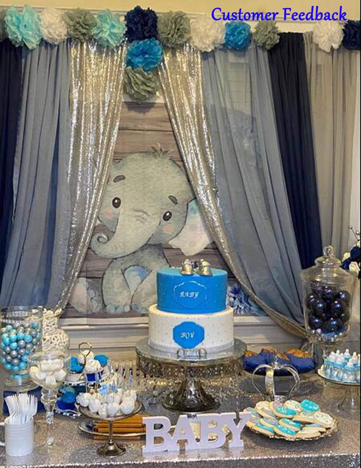 Lqiao Sequin Backdrop Curtain Panel 2X8Ft Silver, Sequin Photography Backdrop Curtain For Party/Home Curtain Decoration 1Pc, Poc