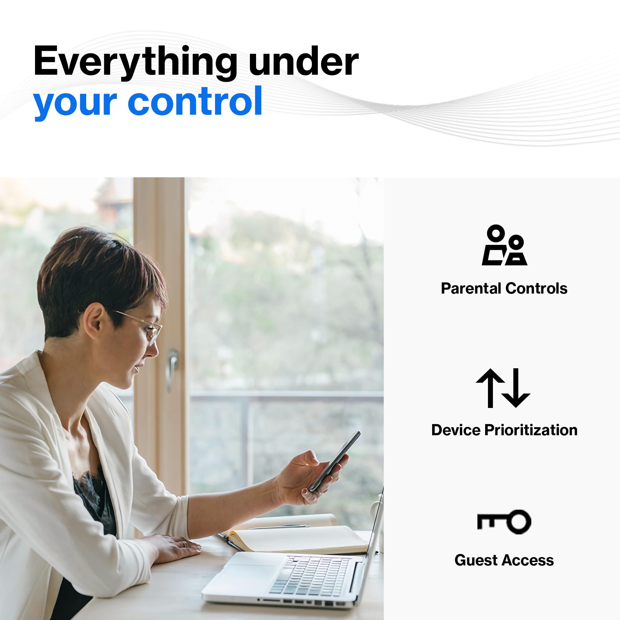 Linksys Ax1800 Wi Fi 6 Router Home Networking Dual Band Wireless Ax Gigabit Wifi Router Speeds Up To 1.8 Gbps And Coverage Up To