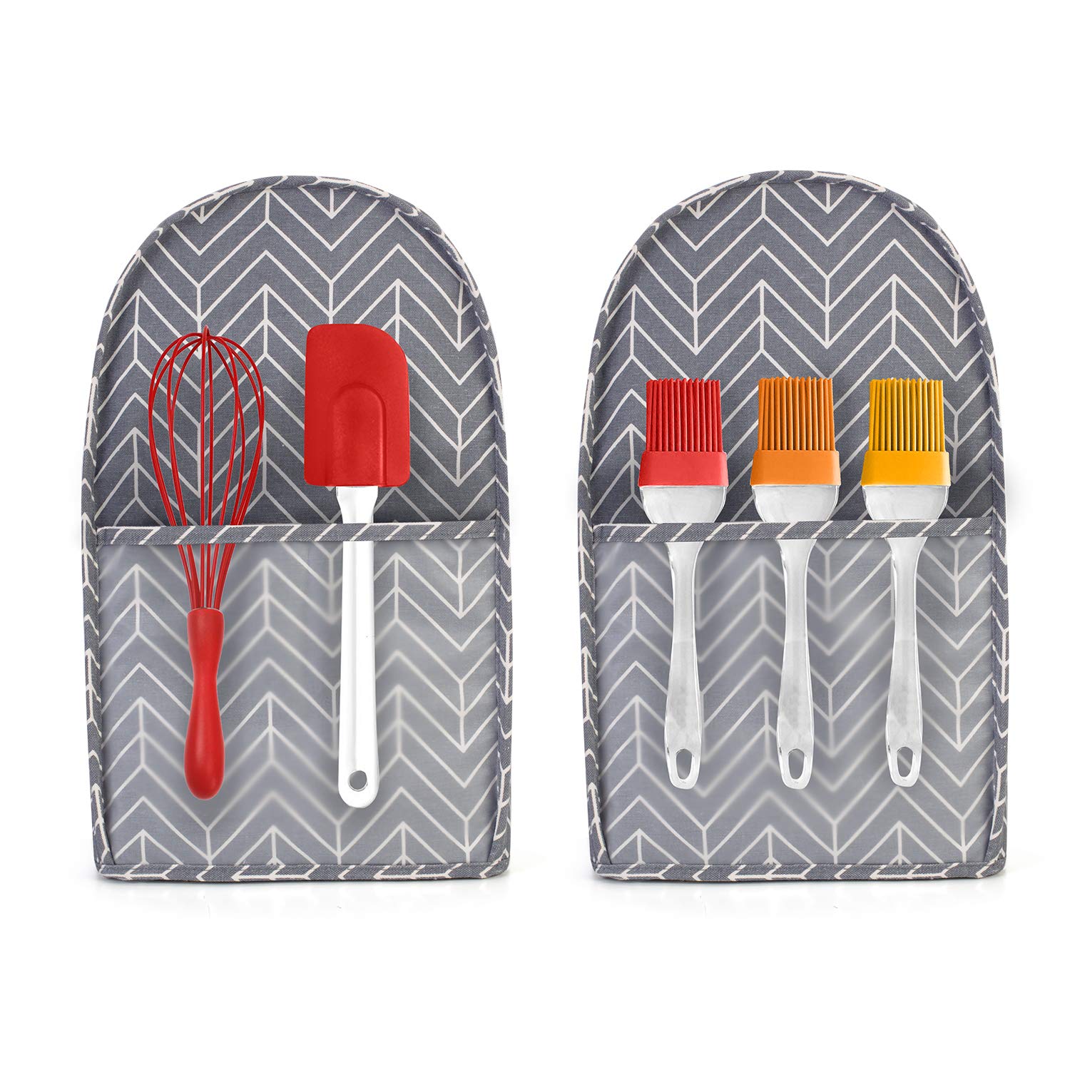 Yarwo Dust Cover For 4.5 Qt And All 5 Qt Stand Mixer, Protective Stand Mixer Cover With Top Handle And Pockets For Extra Accesso