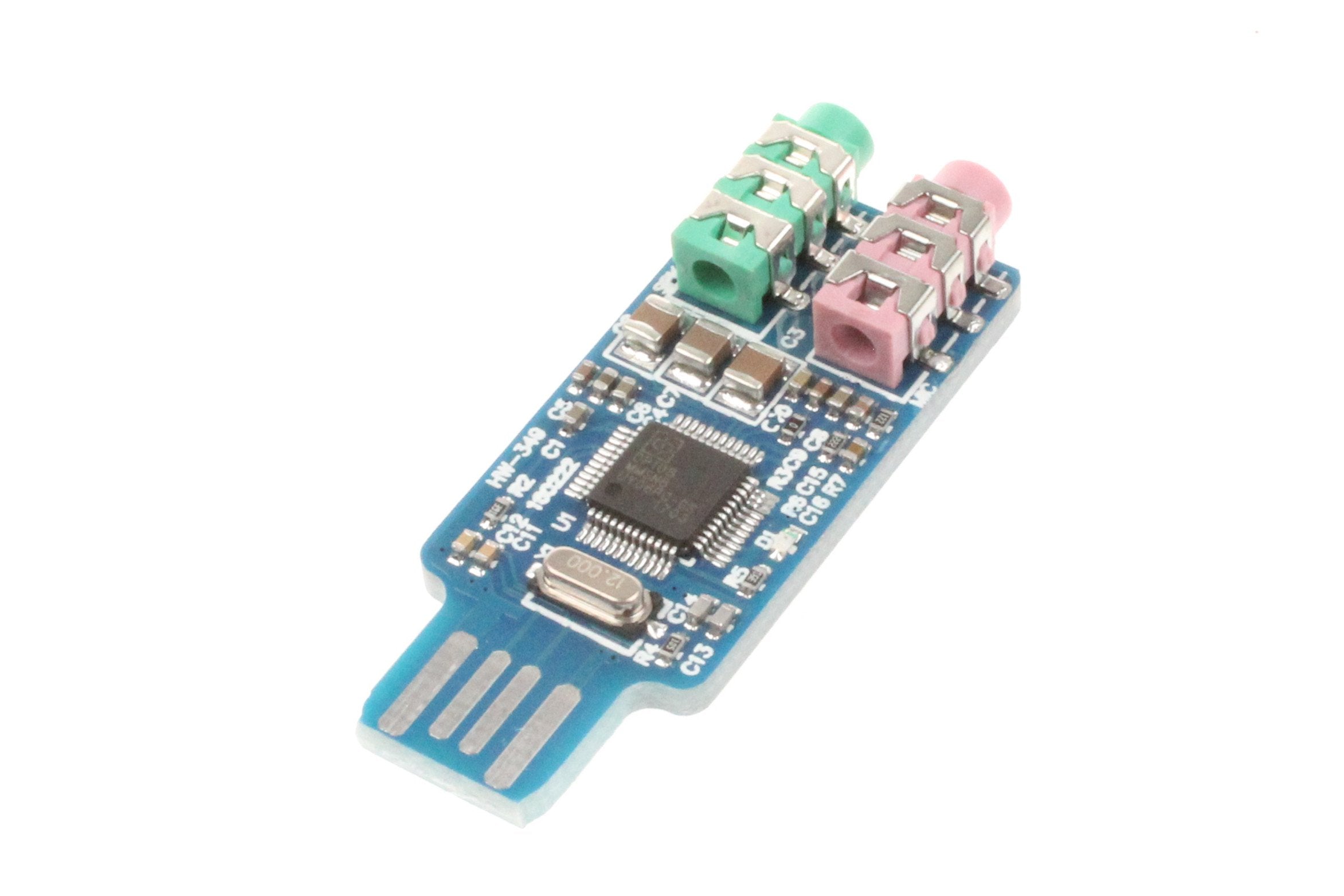 Noyito Cm108 Usb Sound Card Chip Drive-Free Computer External Sound Card Module