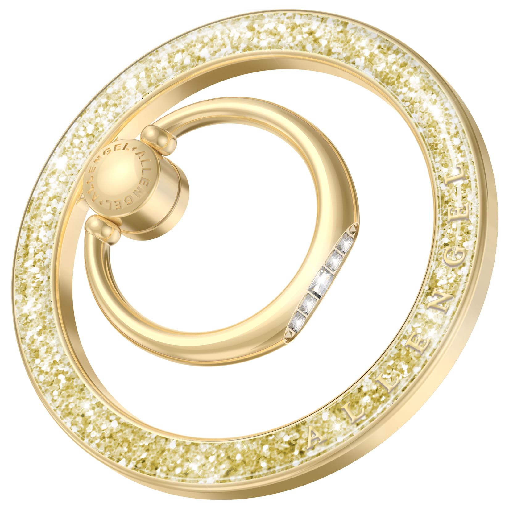 Allengel Magnetic Phone Grip for MagSafe, Magnetic Ring Holder Compatible with MagSafe Phone Ring, 360Rotating Finger Kickstand 