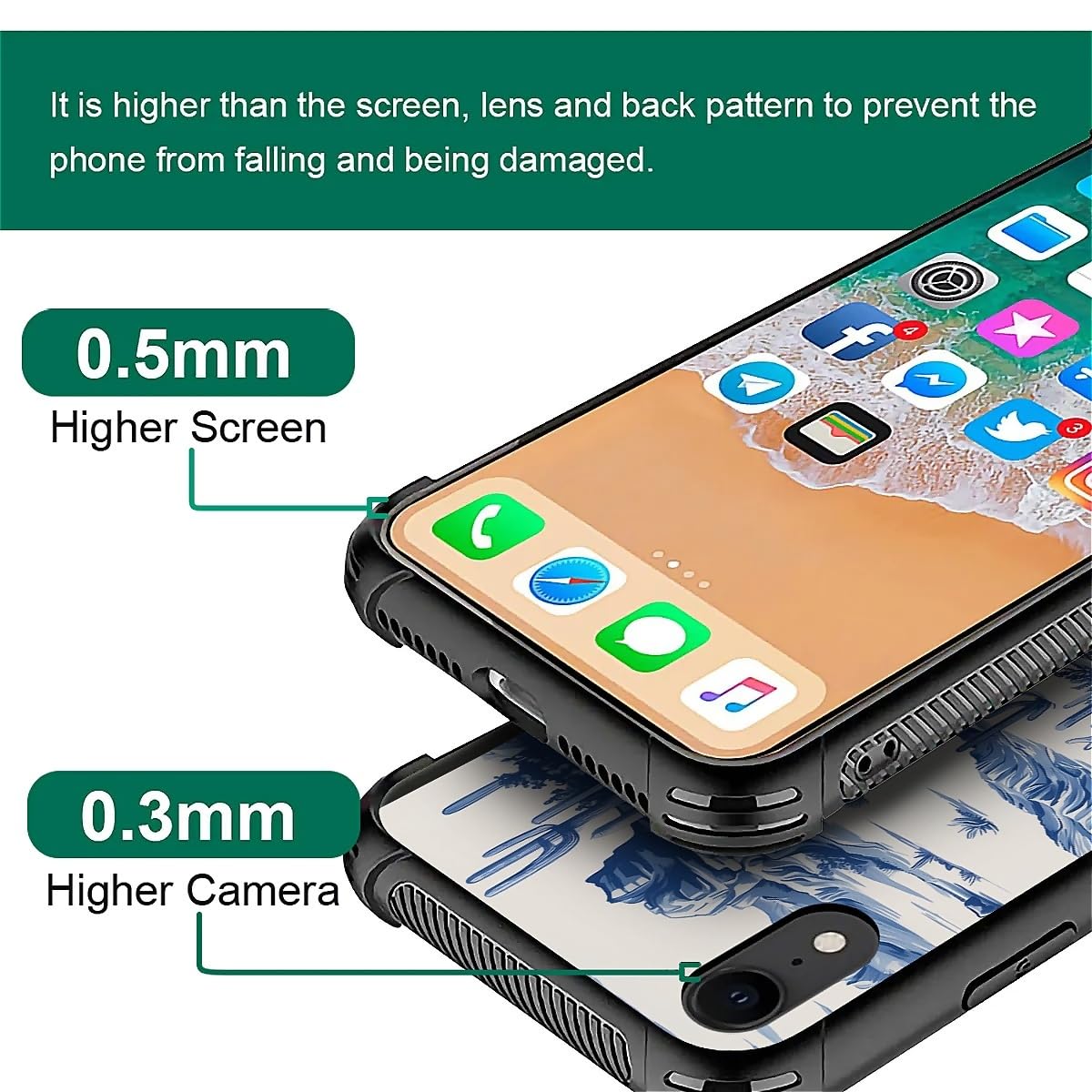 Fkbrcl4U For Iphone Xr Case,Graphic Design For Girl Boy Soft Silicone Hard Acrylic Shock Protection Designed For Iphone Xr Weste