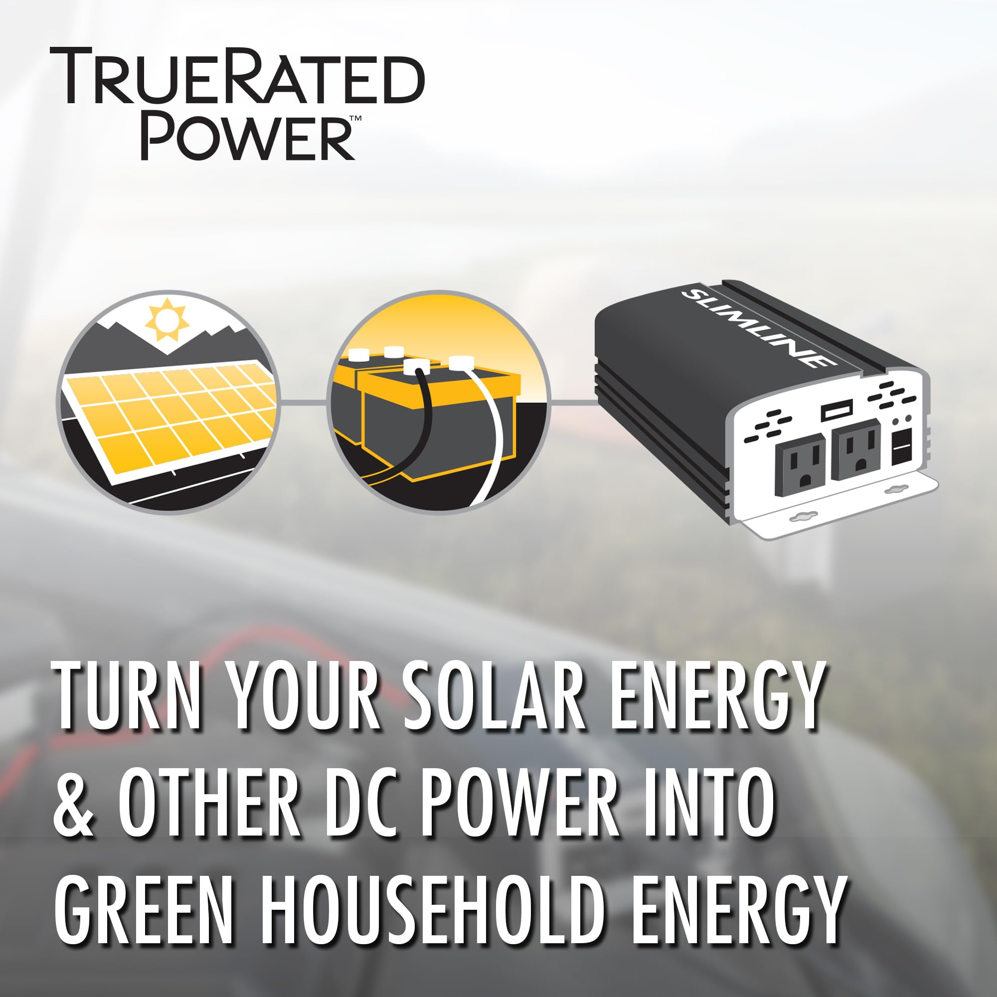 Wagan El3716 500W Slim Line Ac To Dc Power Inverter 500W Truerated Continuous 1000W Surge Power Dc 12V To Ac 110V Power Inverter