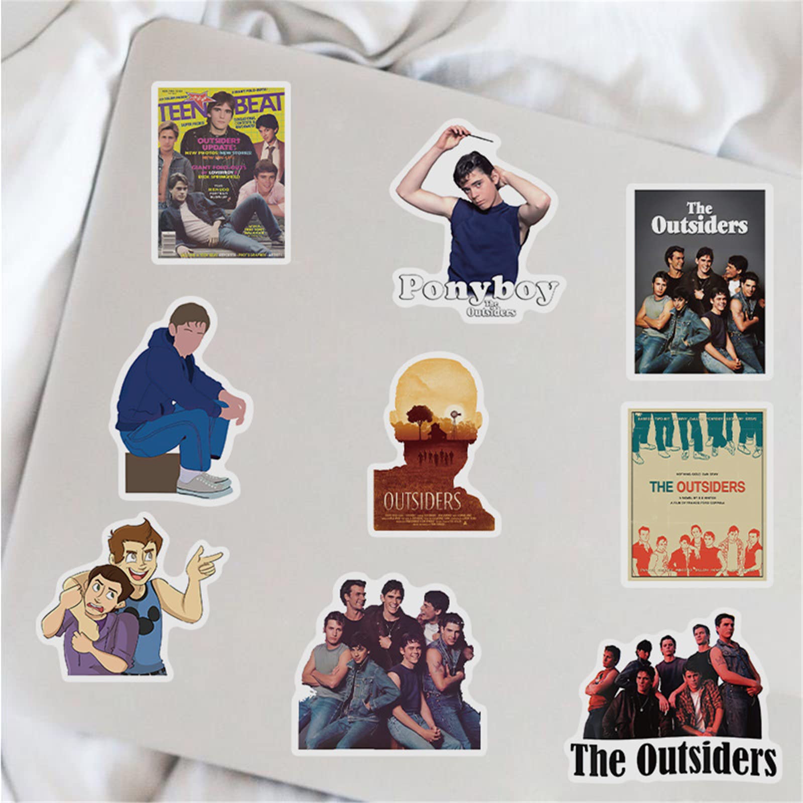50Pcs The Outsider Stickers Us Suspense Movie Stickers Laptop Water Bottle Bike Skateboard Luggage Computer Snowboard Stickers F