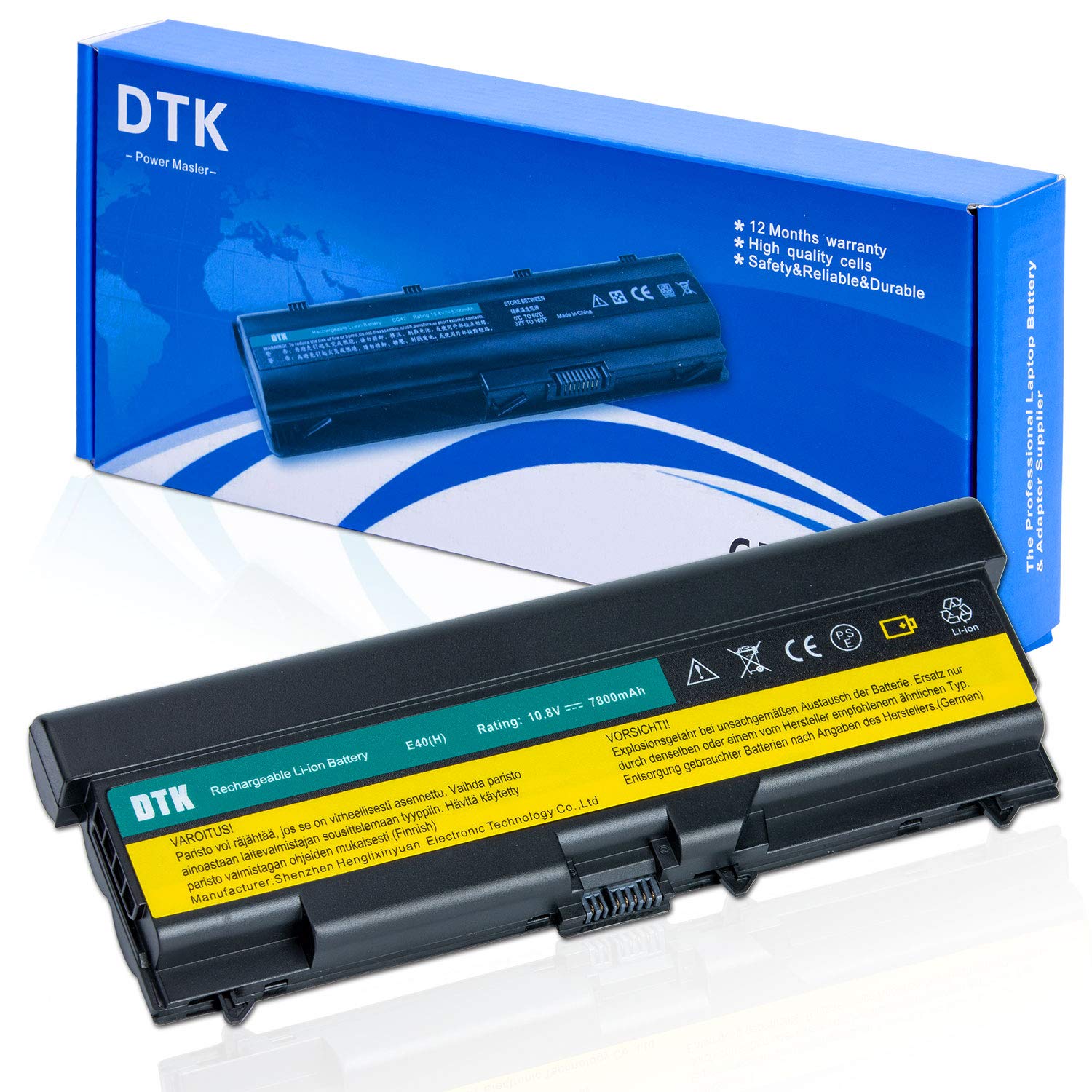 Dtk Extended Laptop Notebook Battery Replacement For Lenovo Ibm Thinkpad E40 E50 0578 E420 E425 E520 E525 L410 L412 L420 L421 L5