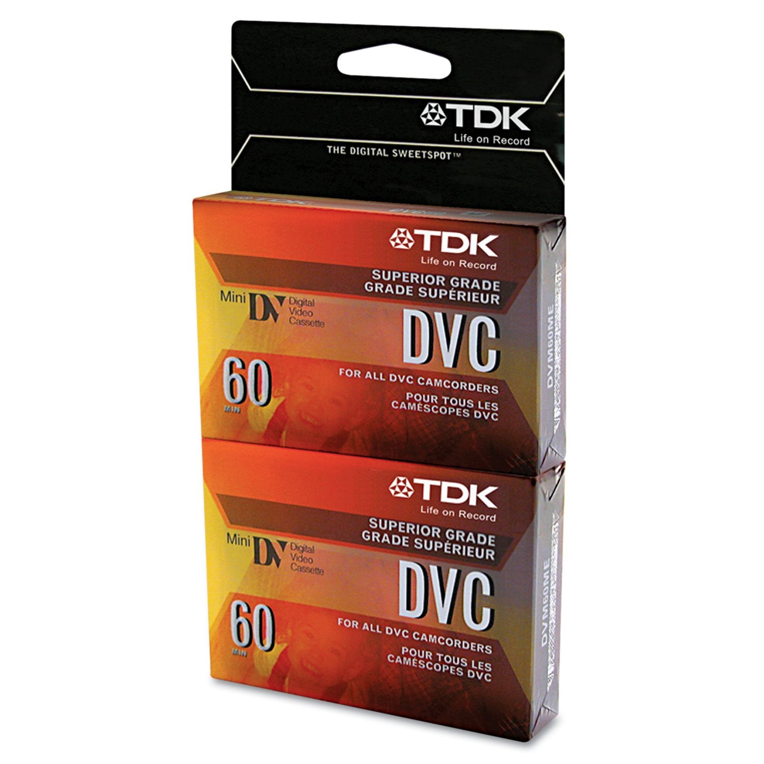 60 Minute Mini Dvc Tapes (2 Pack)