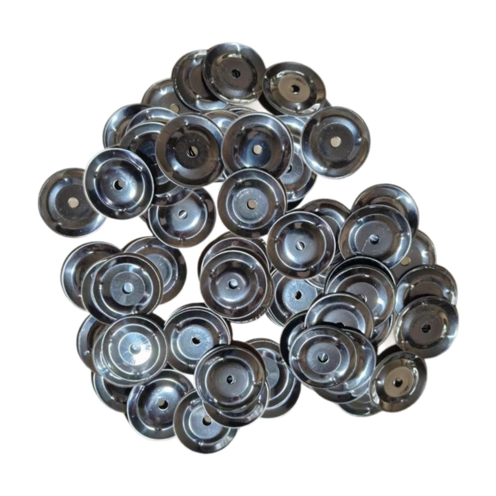 CALANDIS 100Pcs Cymbals 1.46 Mountable Black for Adults and Kids Musical Performance | Tambourines | Hand Percussion | Percussi
